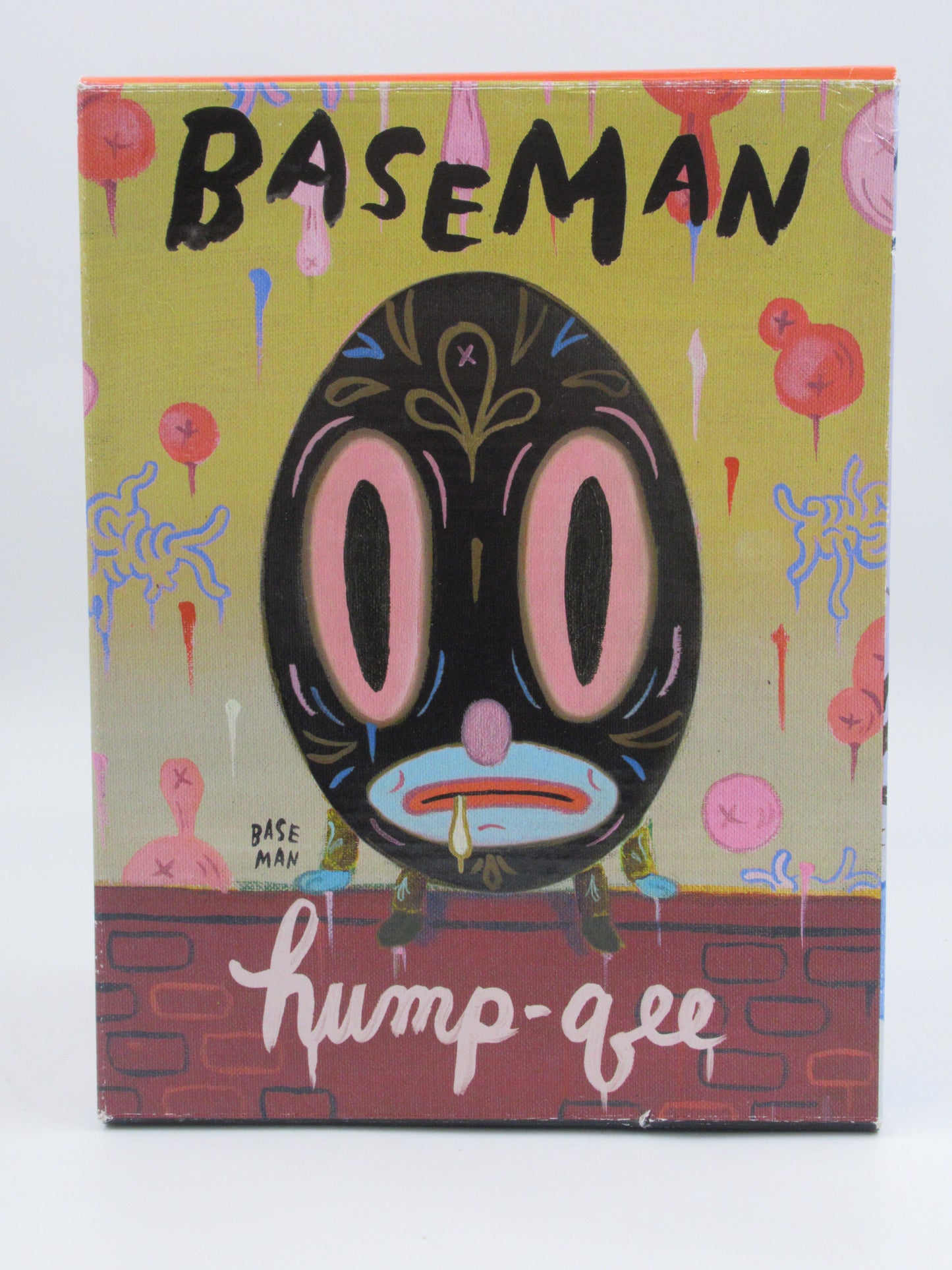 QEE COLLECTION Hump-Qee Dump-Qee Egg (Black) 8" Vinyl Figure - Gary Baseman x Toy2R (2005) Designer Art Toy