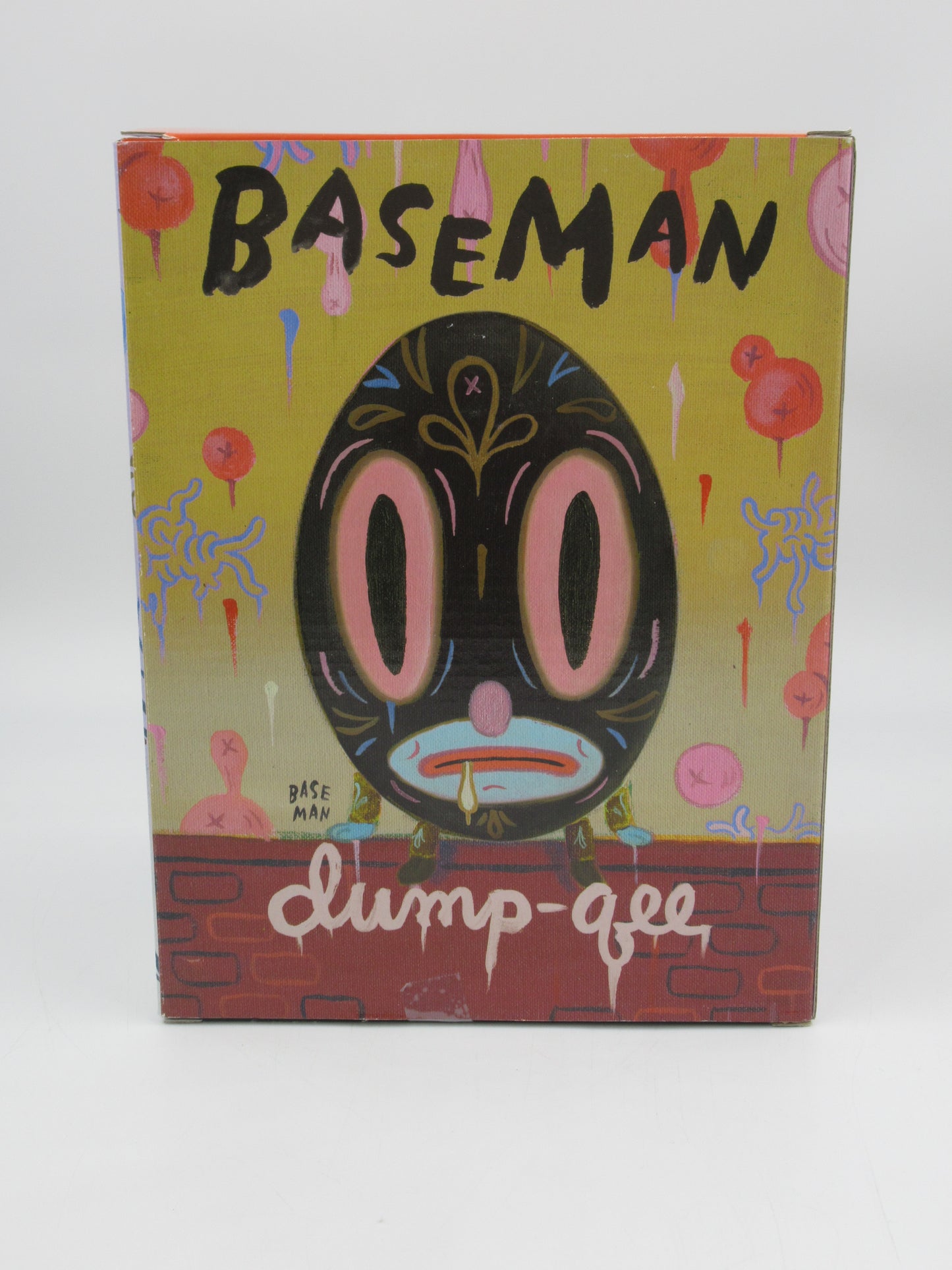 QEE COLLECTION Hump-Qee Dump-Qee Egg (Black) 8" Vinyl Figure - Gary Baseman x Toy2R (2005) Designer Art Toy