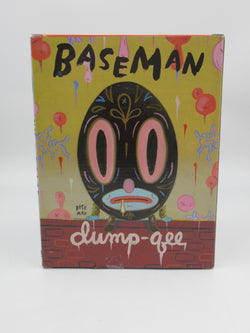 QEE COLLECTION Hump-Qee Dump-Qee Egg (Black) 8" Vinyl Figure - Gary Baseman x Toy2R (2005) Designer Art Toy