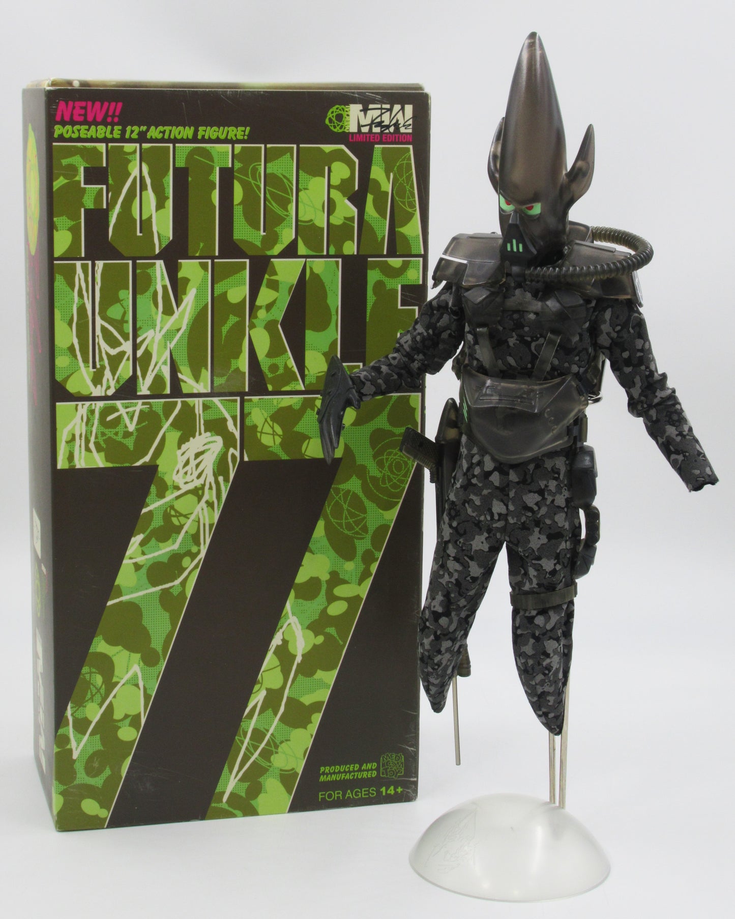 FUTURA Unkle 77 Pointman - Medicom Toy (2004) MWA Urban Vinyl Art Toy Figure