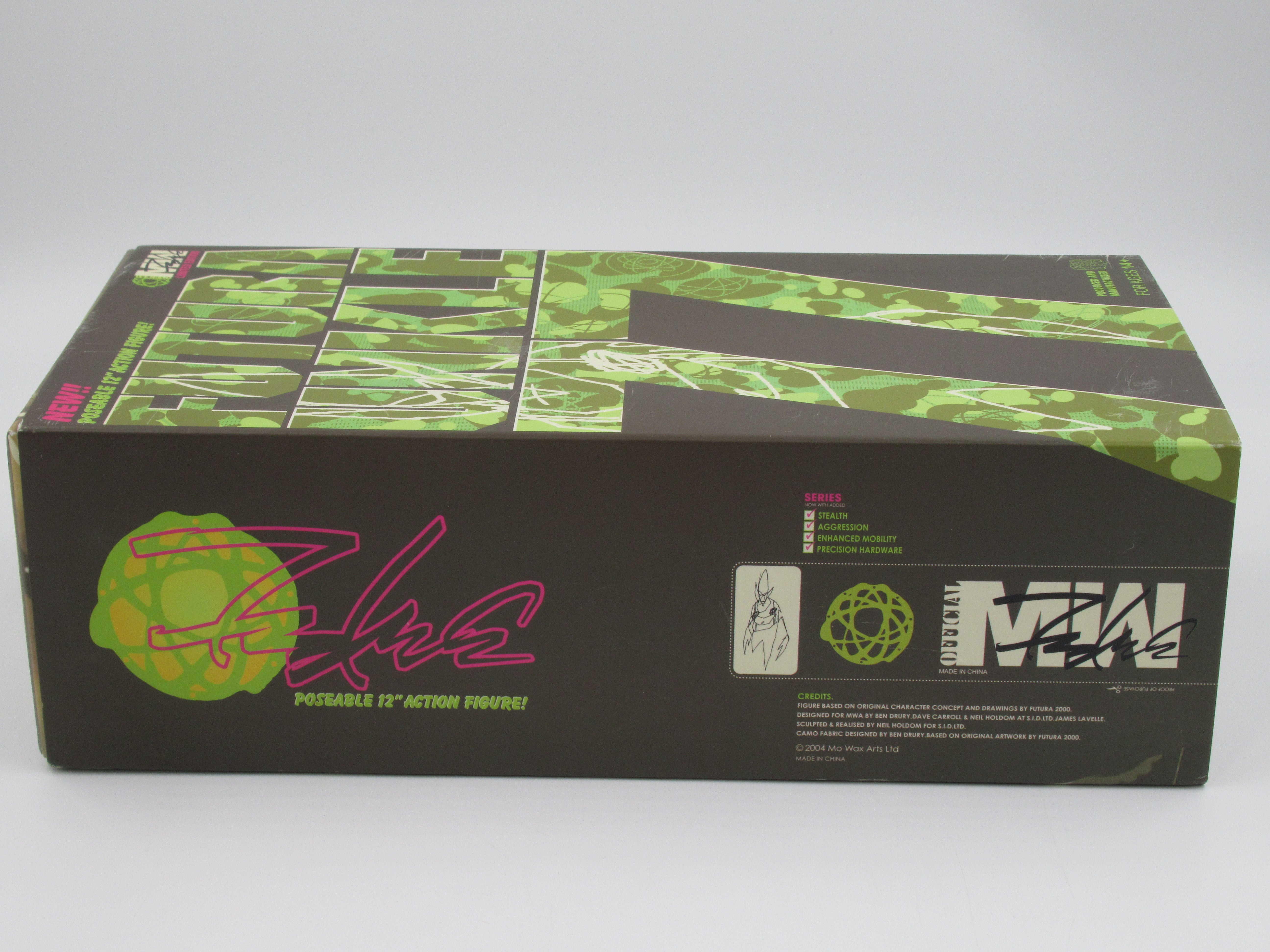 FUTURA Unkle 77 Pointman - Medicom Toy (2004) MWA Urban Vinyl Art Toy Figure