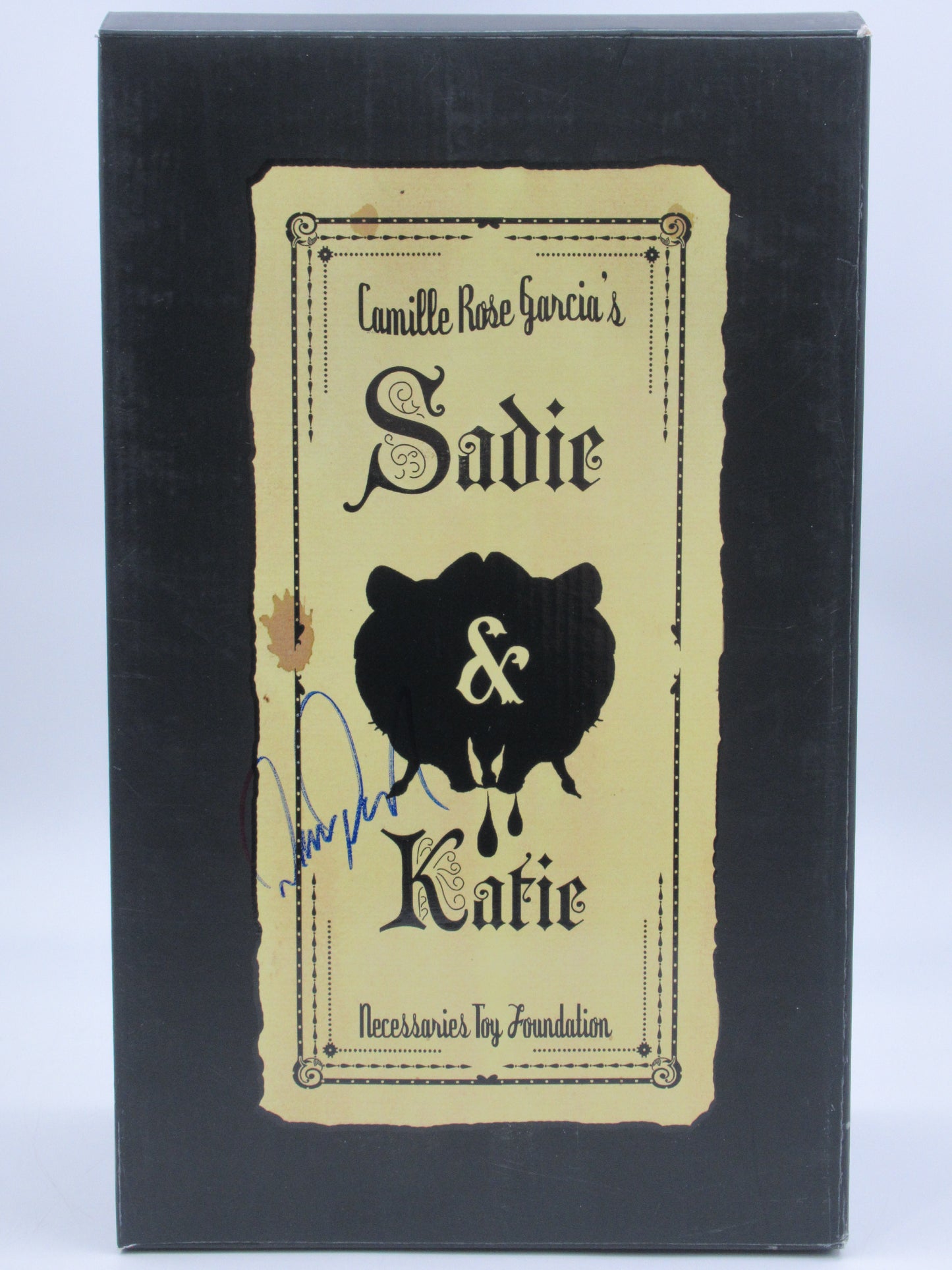 CAMILLE ROSE GARCIA Sadie & Katie Vinyl Doll - Necessaries Foundation (2006) SIGNED Designer Art Toy