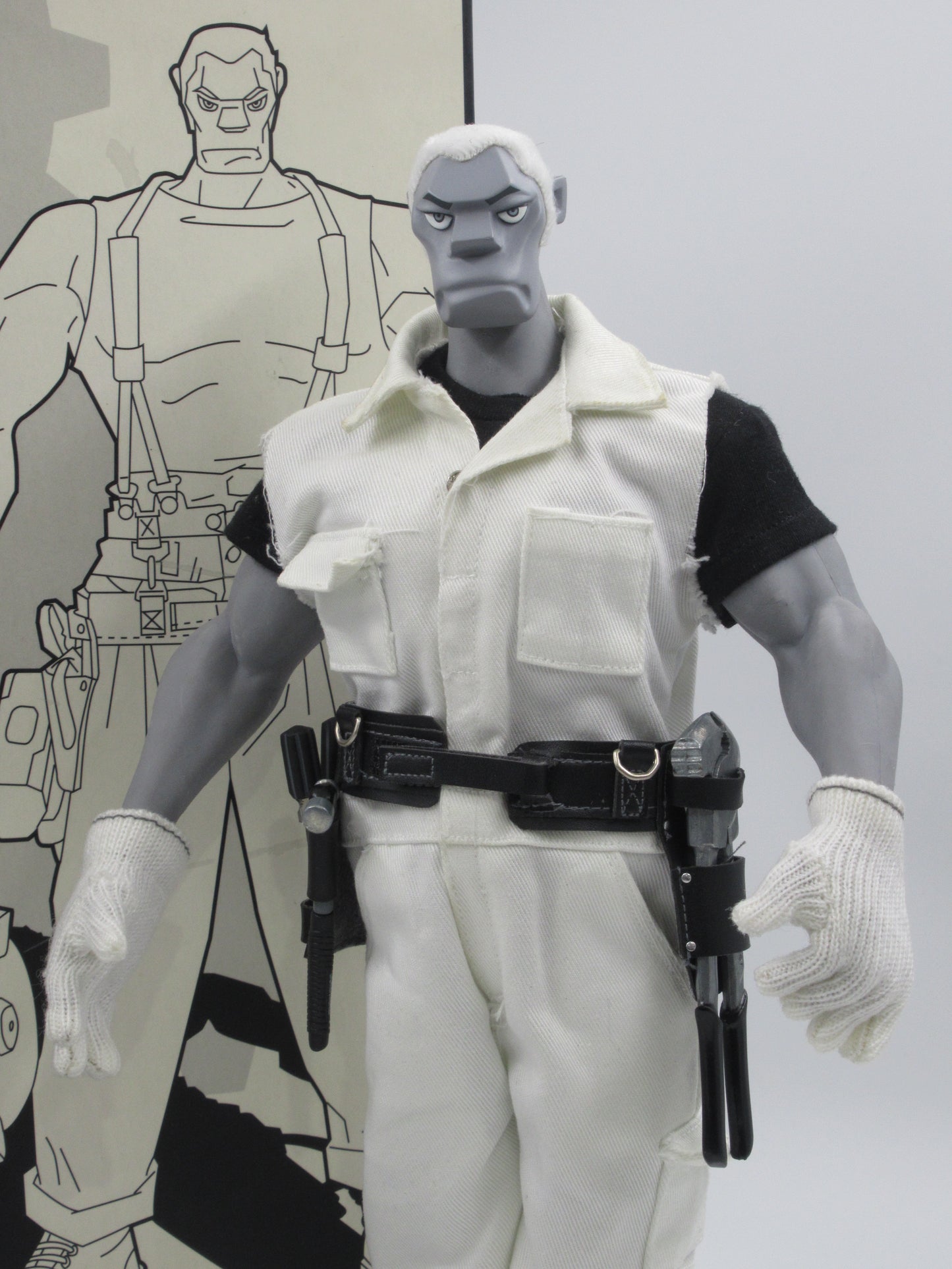 BROTHERSWORKER Storm Black & White Series Figure - Hot Toys (2004) Limited Edition Art Toy