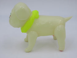 TOSAKENTA Japanese Soft Vinyl Dog Figure - Yukinori Dehara (2007) #22/100 Sofubi GID Art Toy