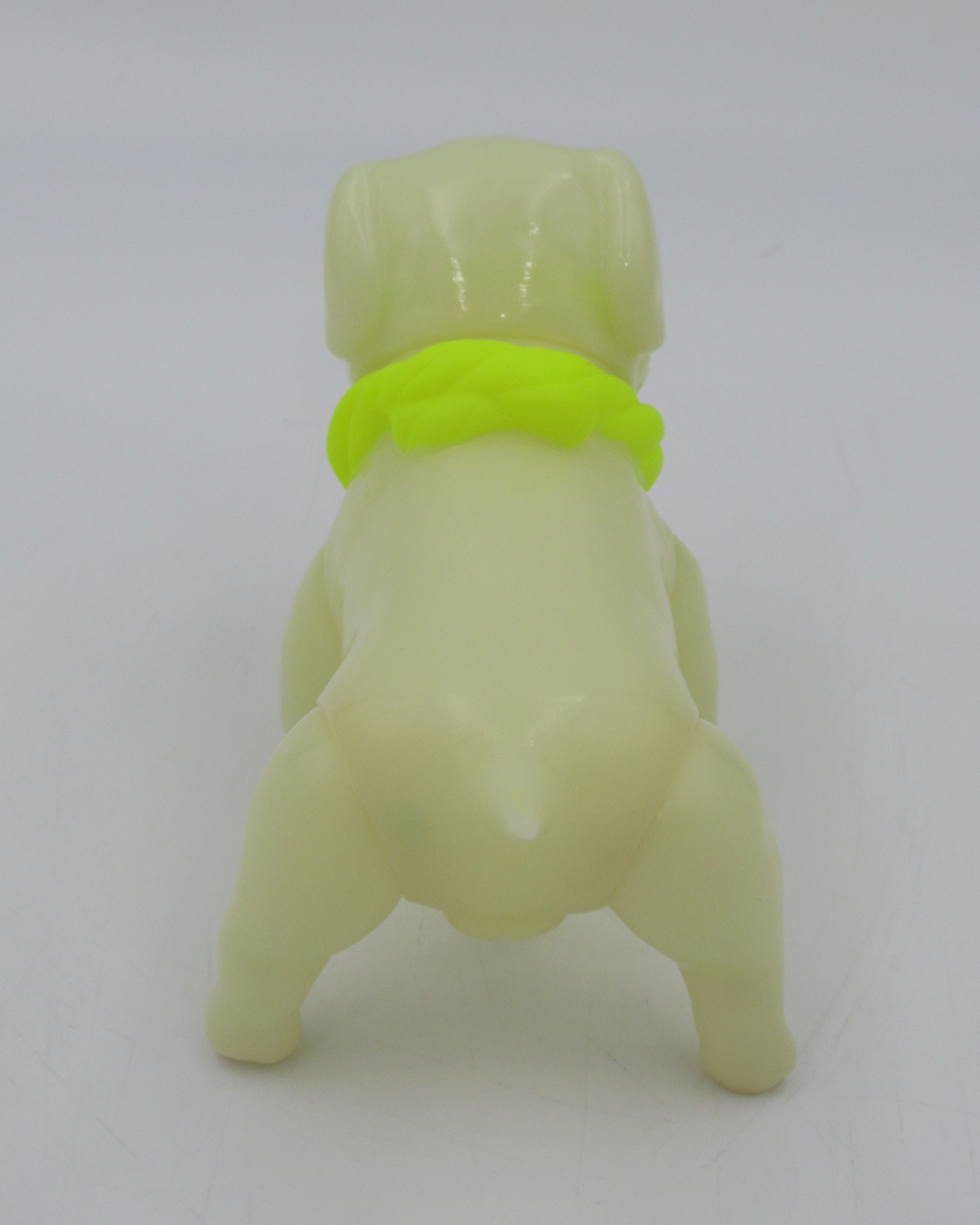 TOSAKENTA Japanese Soft Vinyl Dog Figure - Yukinori Dehara (2007) #22/100 Sofubi GID Art Toy