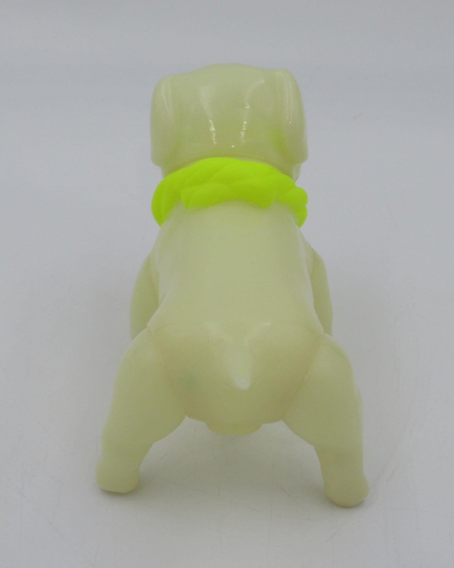 TOSAKENTA Japanese Soft Vinyl Dog Figure - Yukinori Dehara (2007) #22/100 Sofubi GID Art Toy