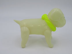 TOSAKENTA Japanese Soft Vinyl Dog Figure - Yukinori Dehara (2007) #22/100 Sofubi GID Art Toy