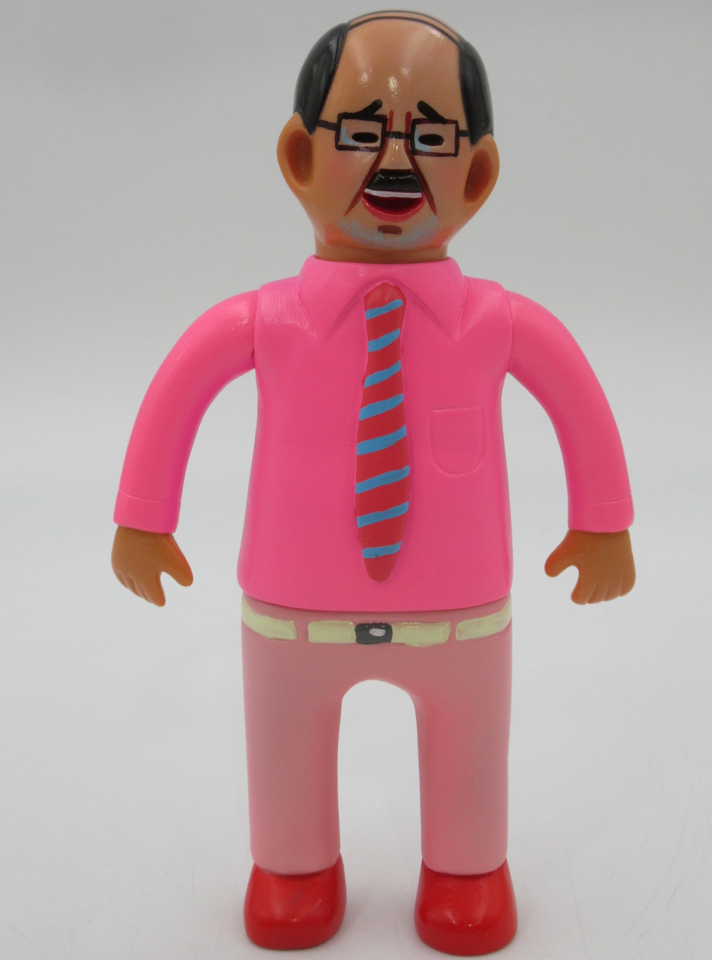 SATOSHI YAMAMOTO Japanese Soft Vinyl Figure - Yukinori Dehara #74/100 Wonderwall Exclusive Pink Sofubi Designer Art Toy