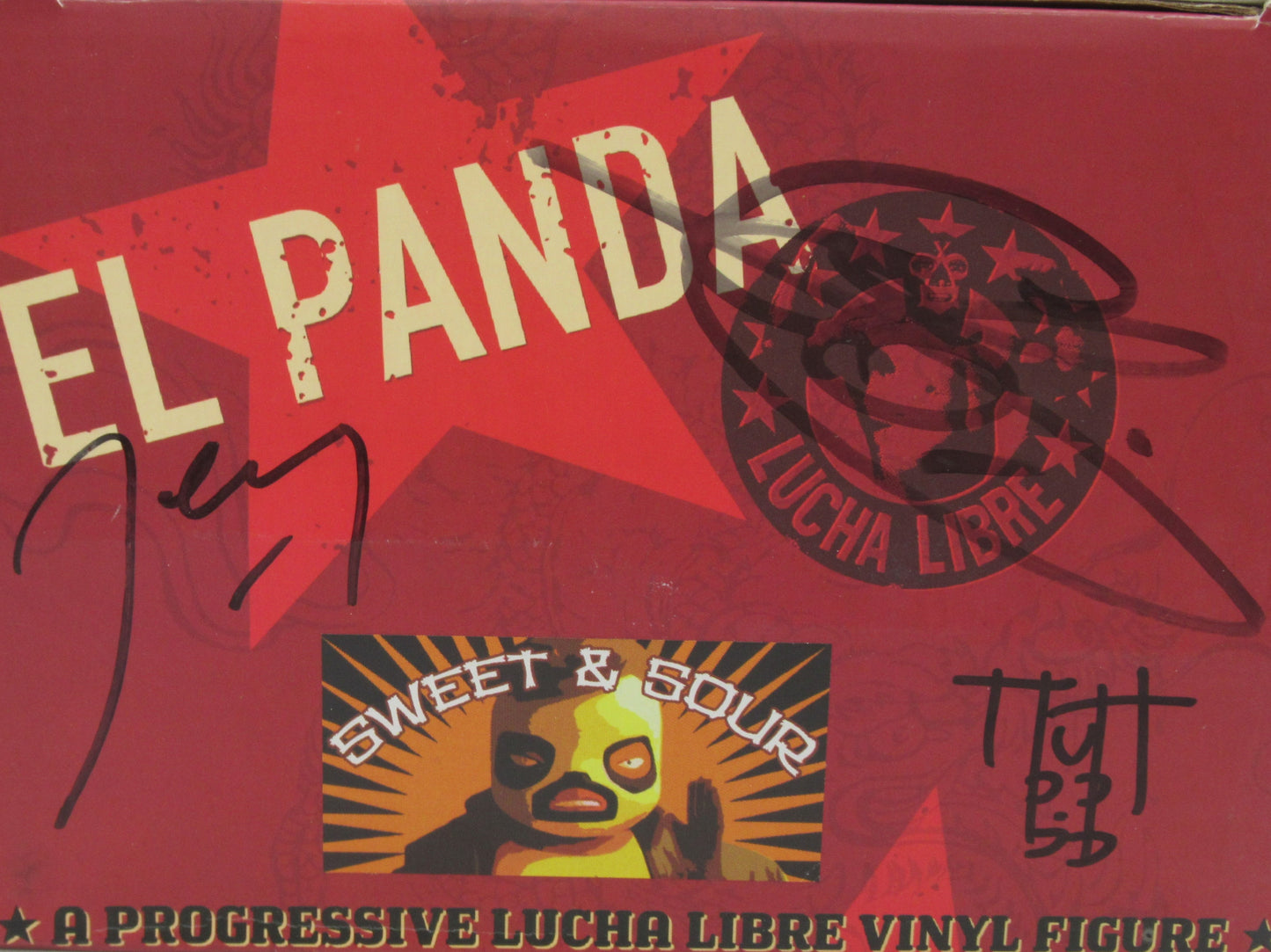 EL PANDA Sweet & Sour - Muttpop (2007) Signed LTD Vinyl Urban Art Toy w/ Box