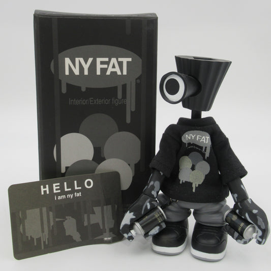 MICHAEL LAU NY Fat Gardener-Shock Figure CrazySmiles SIGNED Vinyl Urban Art Toy