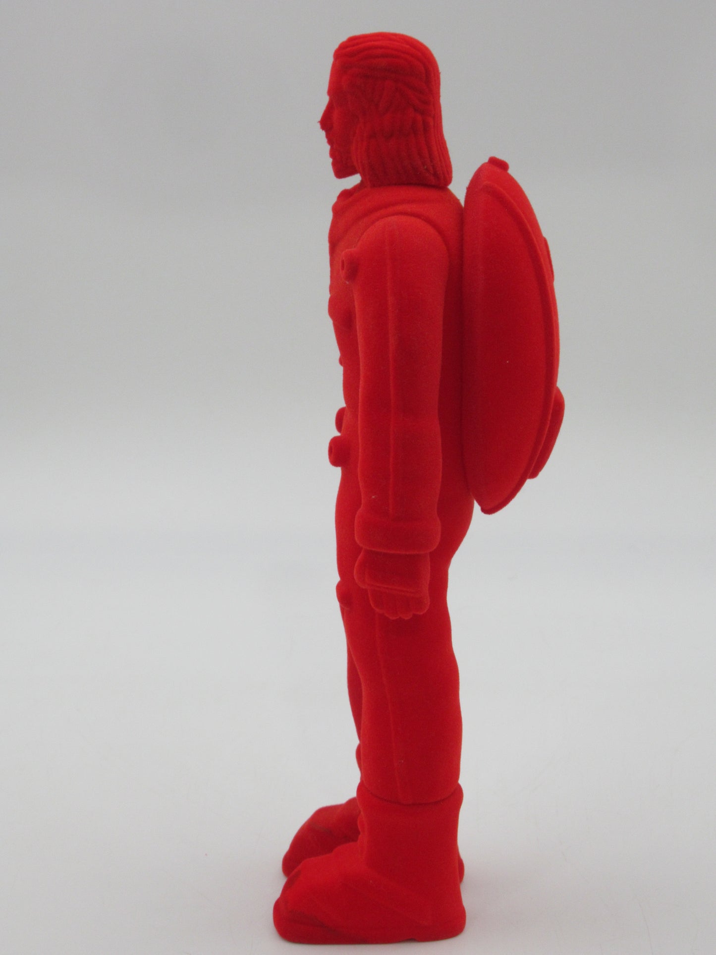 ASTRONAUT JESUS Red Flocked Figure - Doma/adFunture Workshop (2004) Limited Edition Designer Art Toy