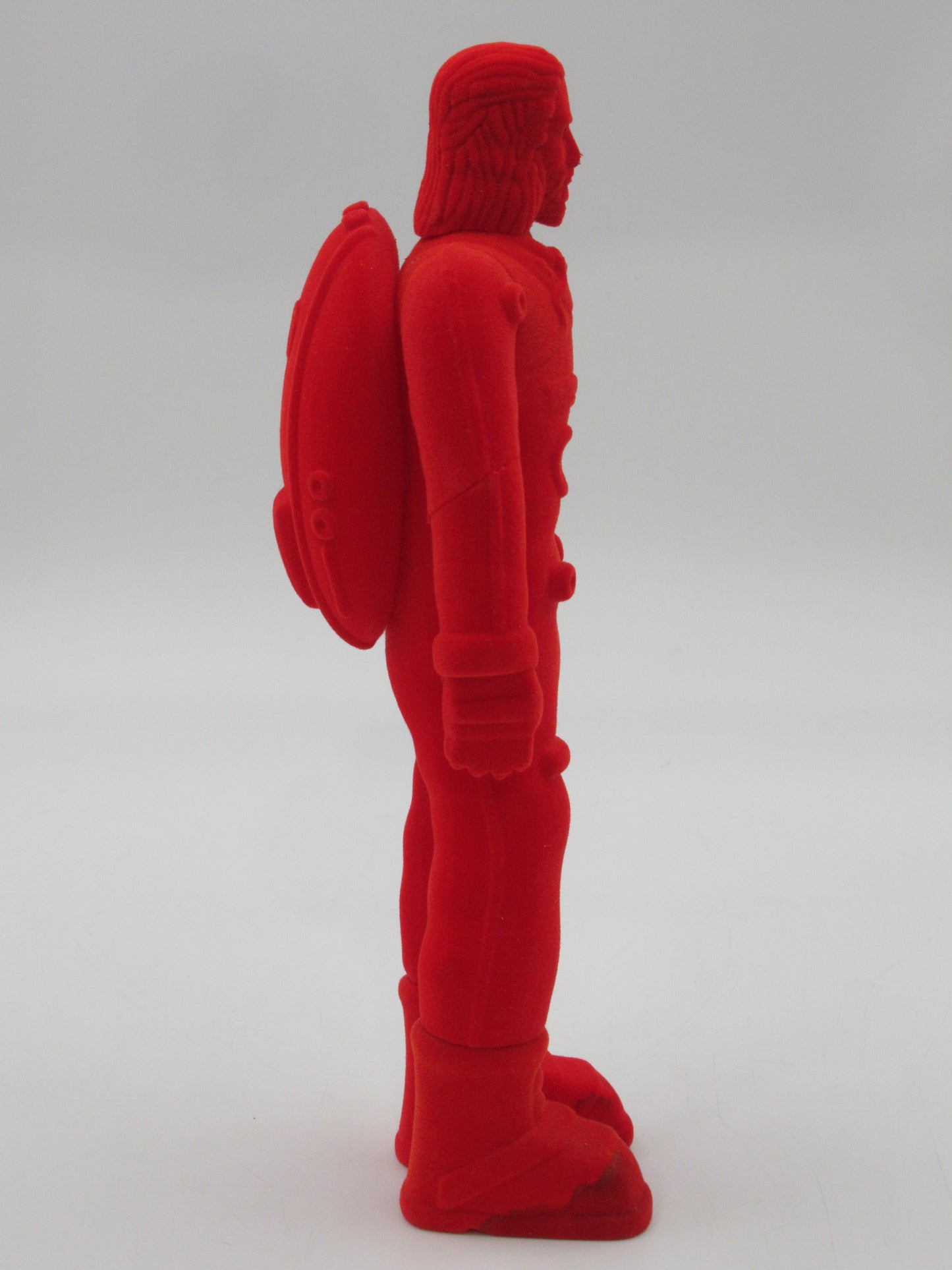 ASTRONAUT JESUS Red Flocked Figure - Doma/adFunture Workshop (2004) Limited Edition Designer Art Toy