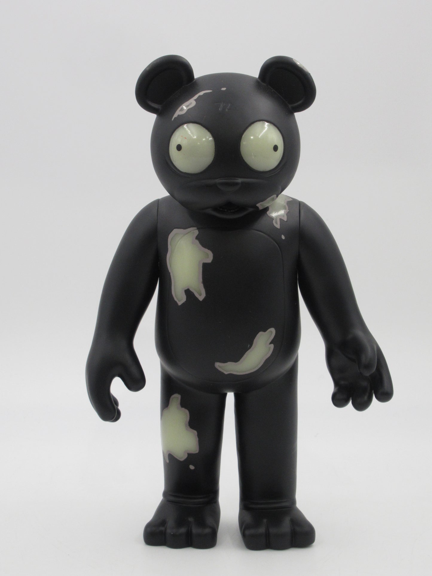 JERMAINE ROGERS Veil Specimen #129 Black GID Vinyl Bear - Strangeco (2006) Art Toy