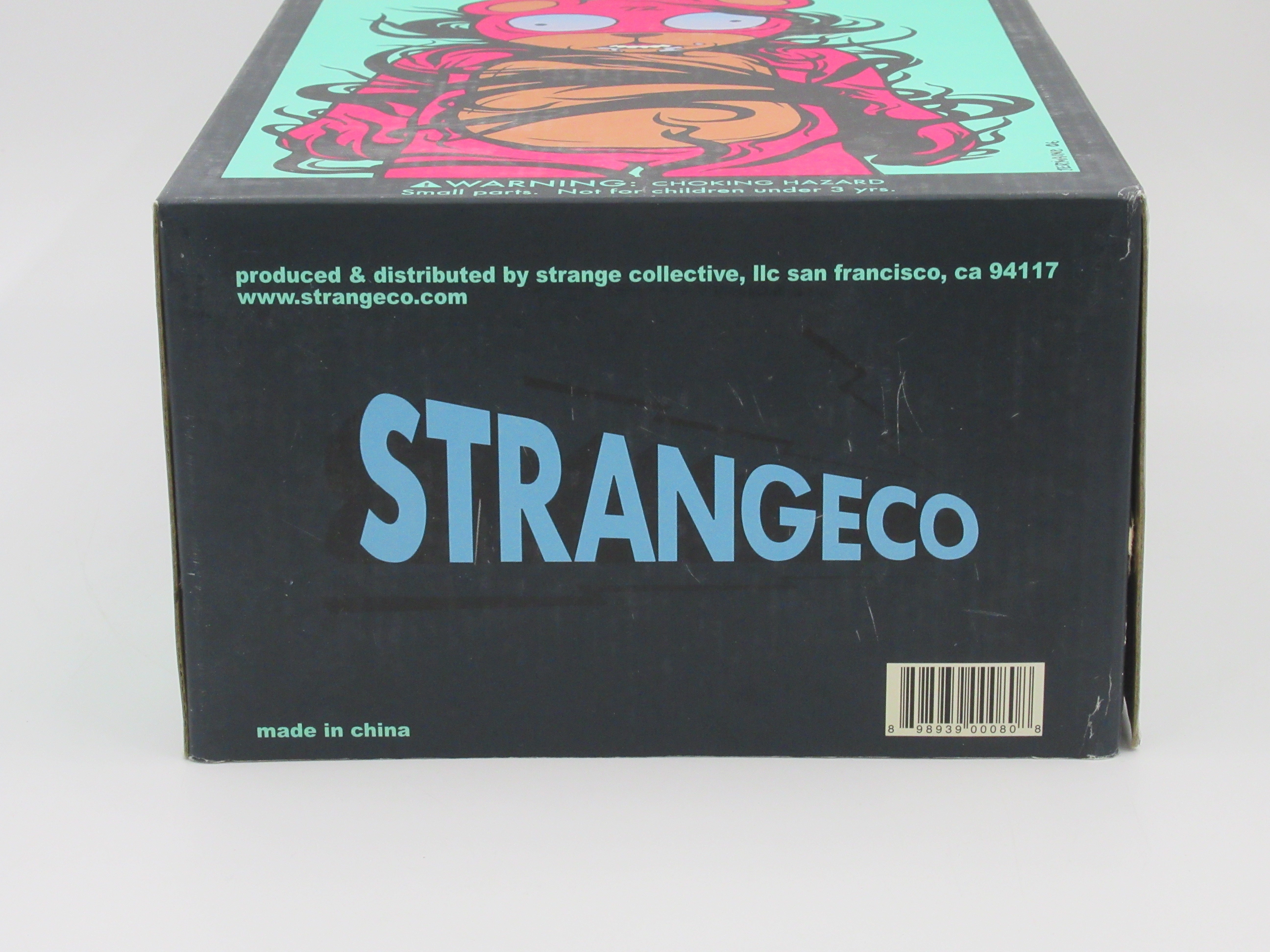 JERMAINE ROGERS Veil Specimen #129 Black GID Vinyl Bear - StrangeCo (2006) Designer Art Toy