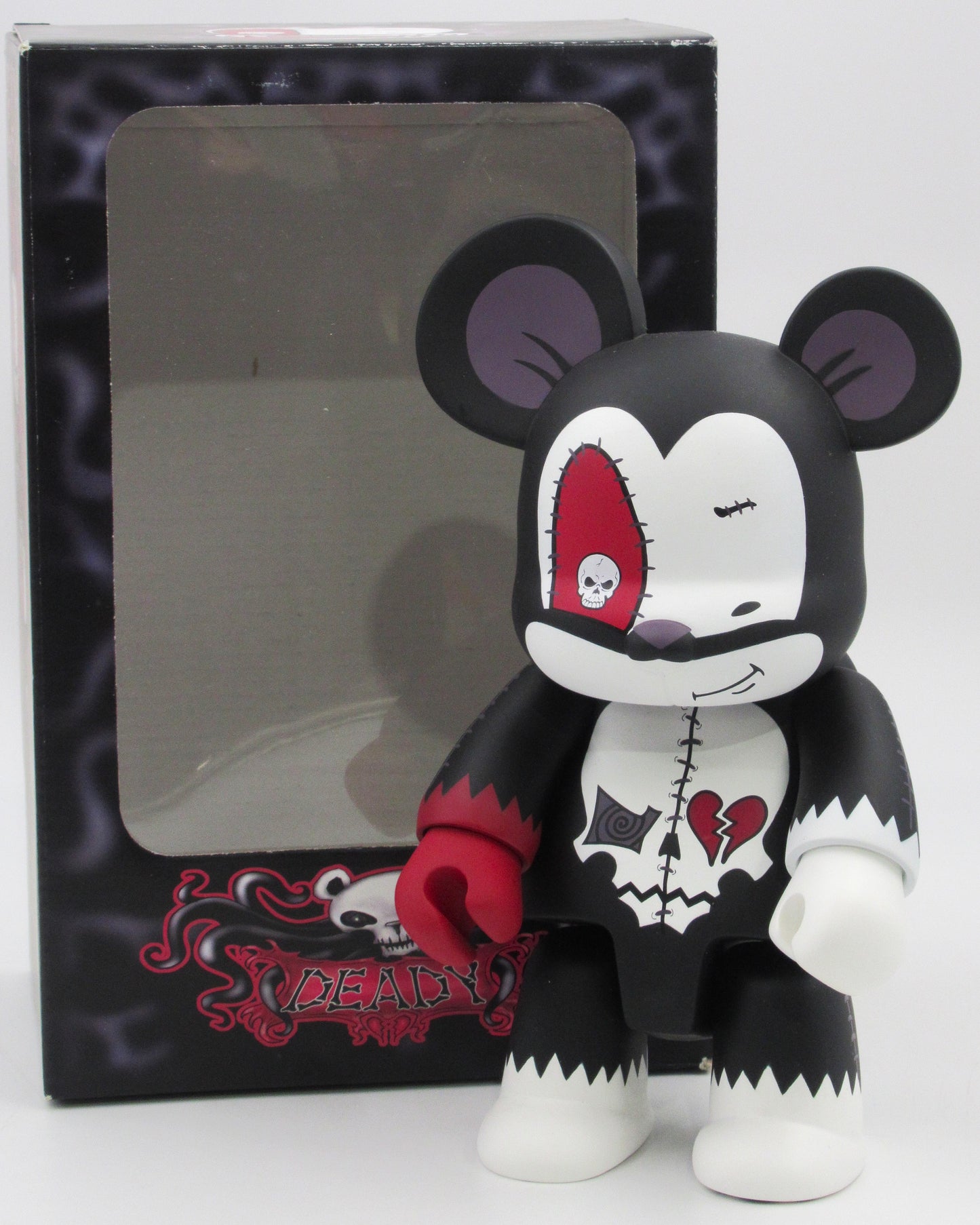 QEE COLLECTION Deady The Malevolent 8" Vinyl Bear - Toy2r (2007) Voltaire Designer Art Toy Figure & Original Box