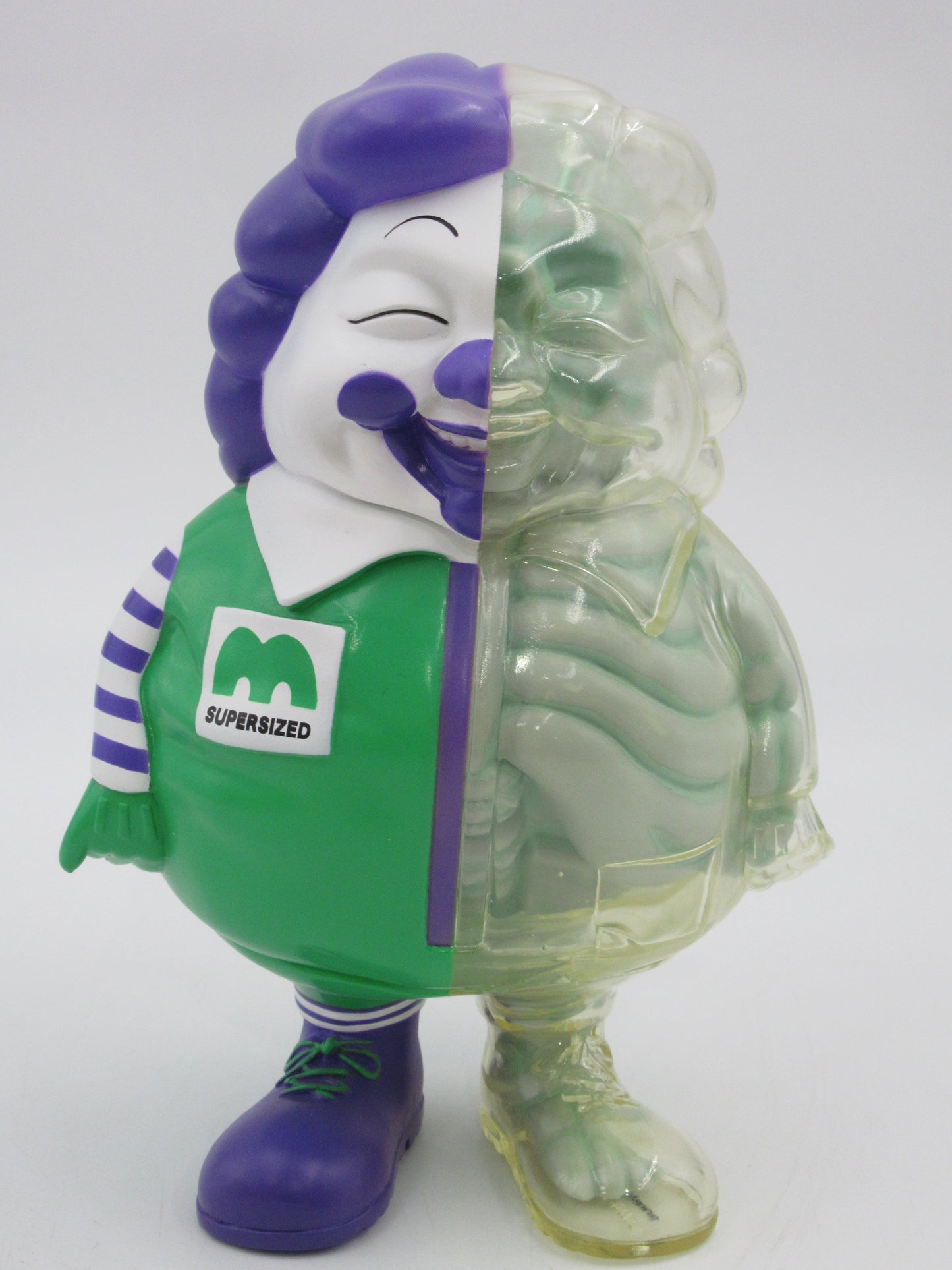 POPAGANDA MC Supersized X-Ray (Green/Purple) Vinyl FIgure - Ron English/Secret Base Japanese Designer Art Toy