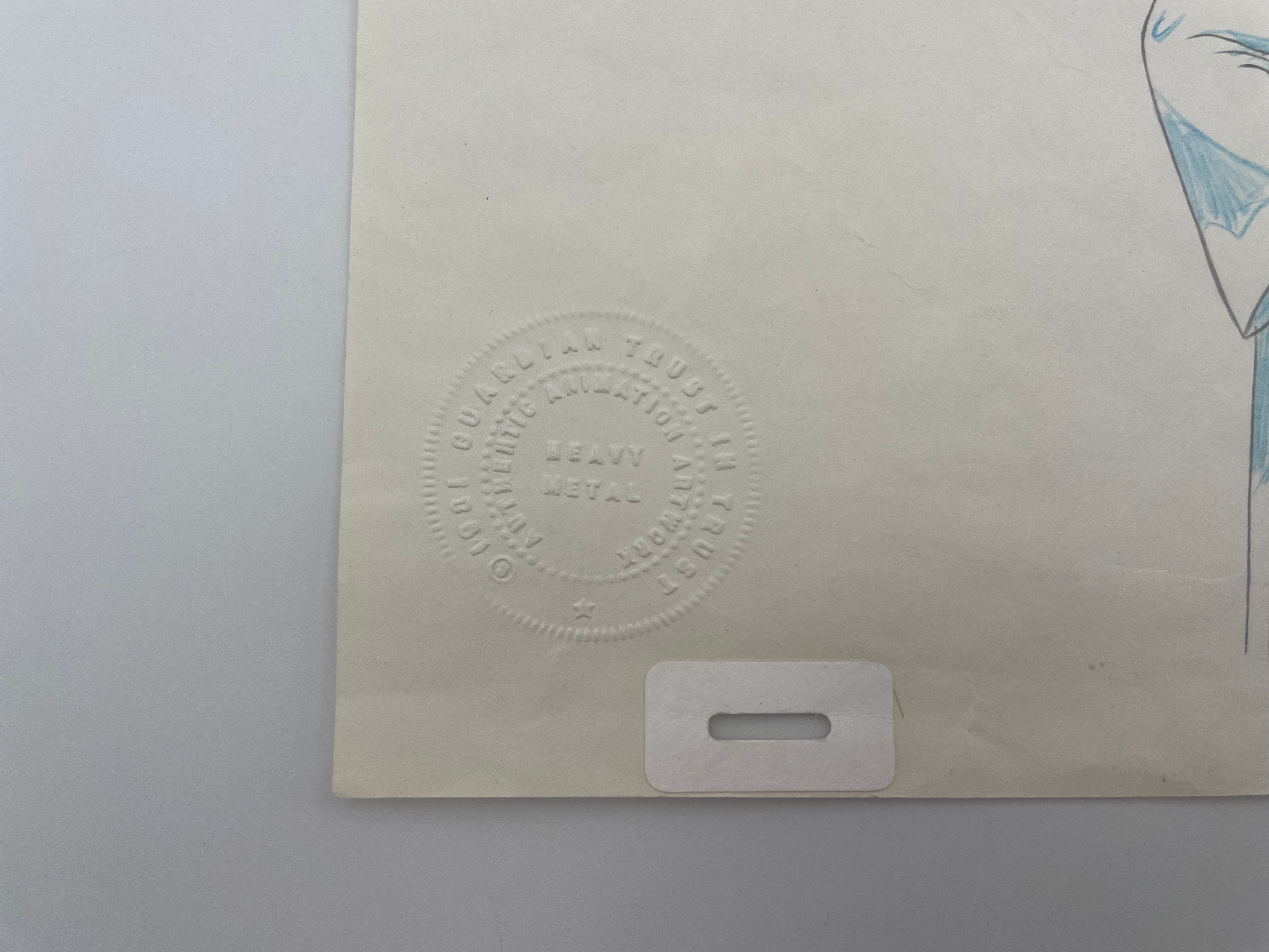 HEAVY METAL Taarna in Robes (1981) Framed Original Guardian Trust Film Production Art