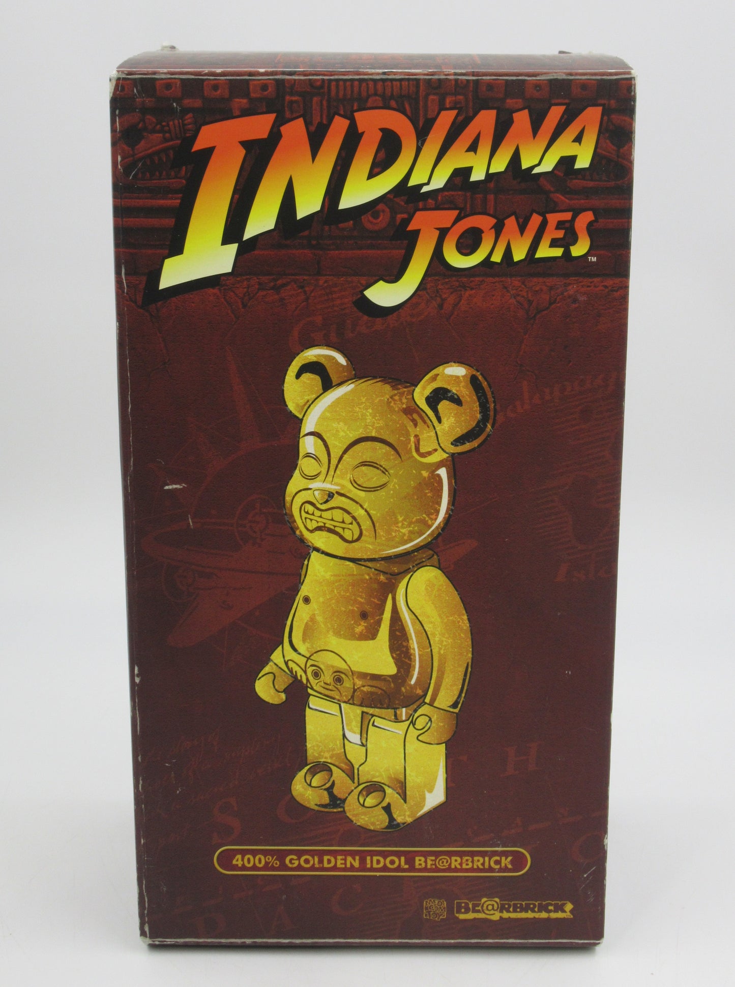 BEARBRICK Indiana Jones Golden Idol 400% - Medicom Toy (2008) Be@rbrick Art Toy