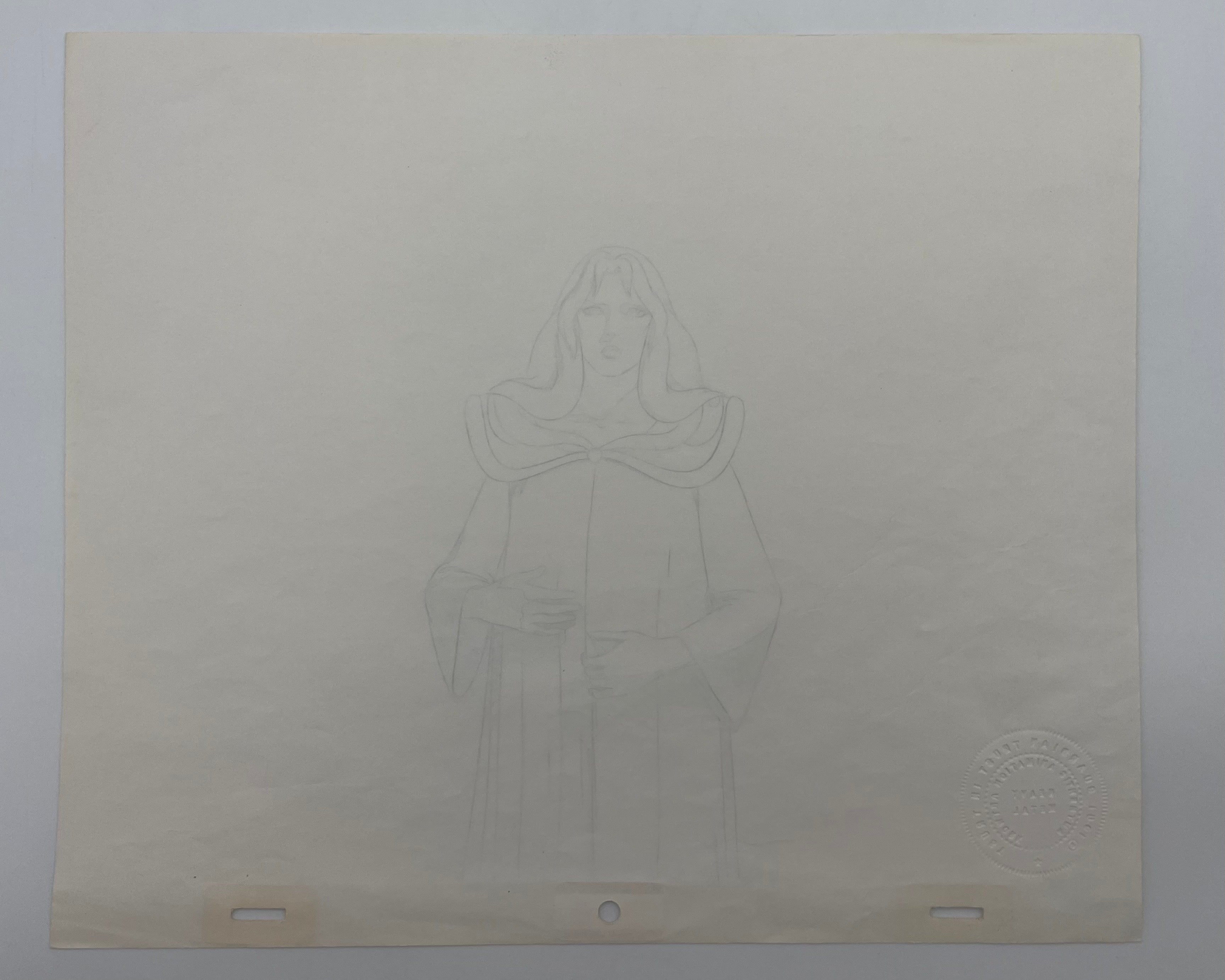 HEAVY METAL Taarna in Robes (1981) Framed Original Guardian Trust Film Production Art