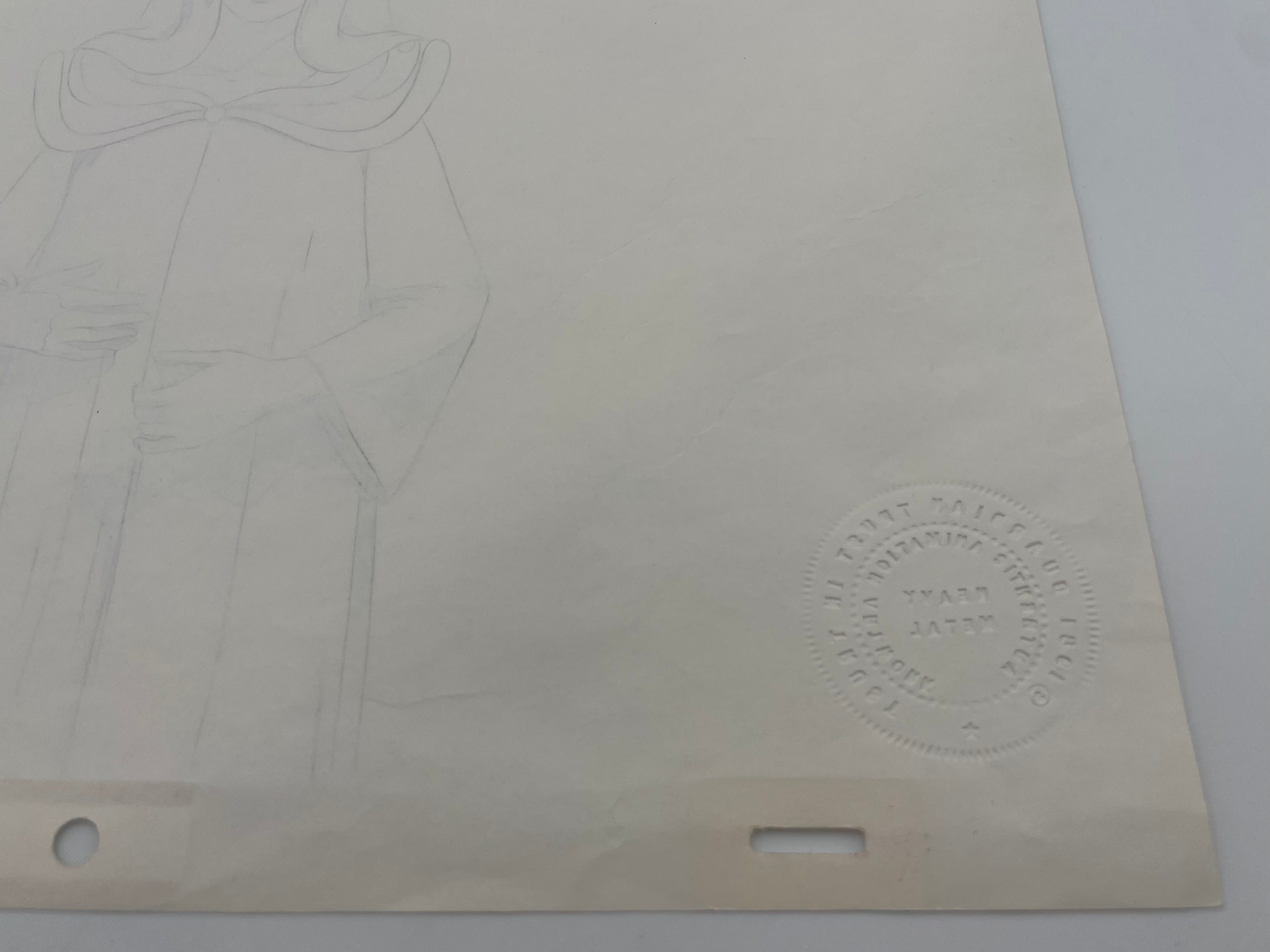 HEAVY METAL Taarna in Robes (1981) Framed Original Guardian Trust Film Production Art