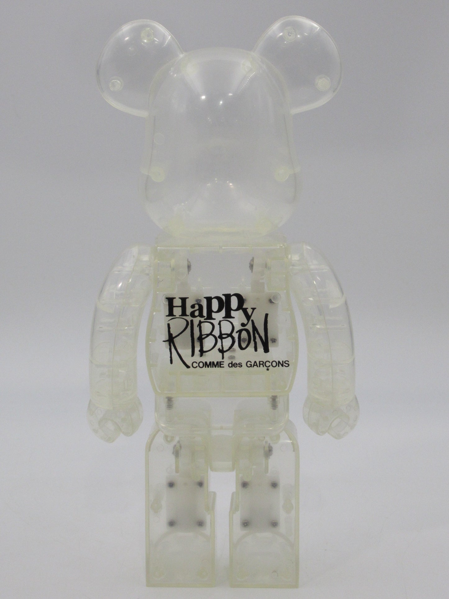 BEARBRICK "Happy Ribbon" Comme des Garcon 400% - Medicom Toy (2006) Be@rbrick Art Toy