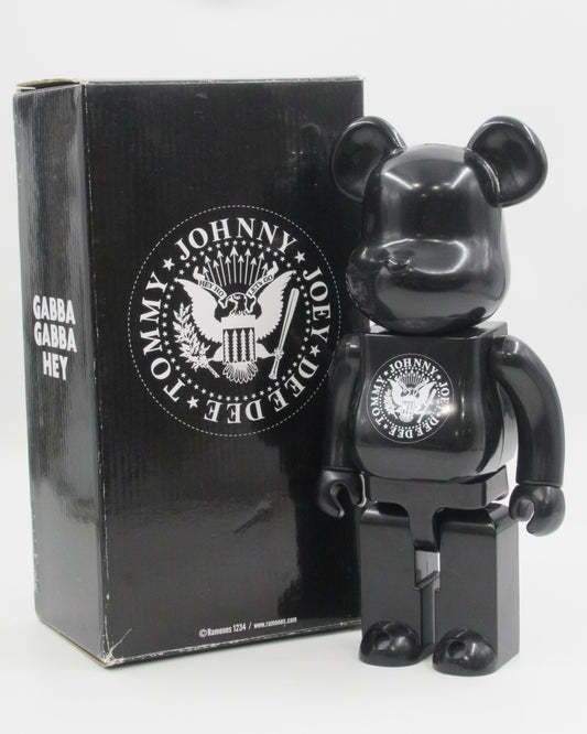 BEARBRICK Ramones "Hysteric Glamour" 400% - Medicom Toy (2007) Be@rbrick Art Toy