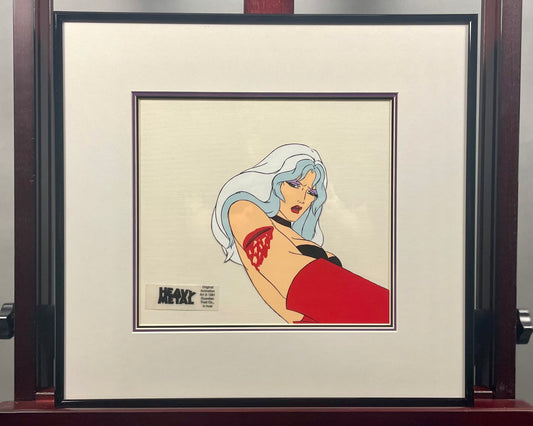 HEAVY METAL Taarna Wounded (1981) Framed Original Film Production Animation Cel