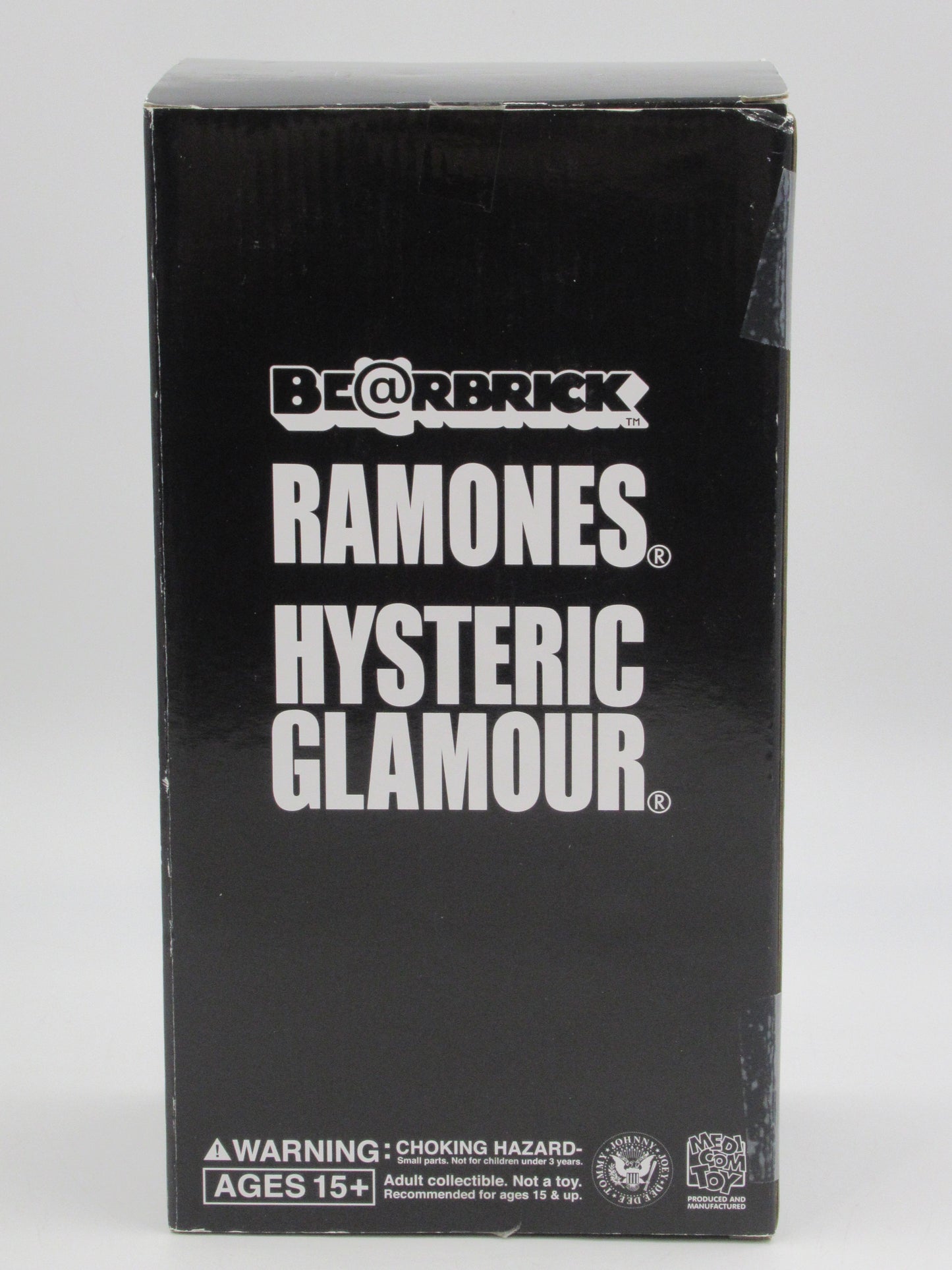 BEARBRICK Ramones "Hysteric Glamour" 400% - Medicom Toy (2007) Be@rbrick Art Toy