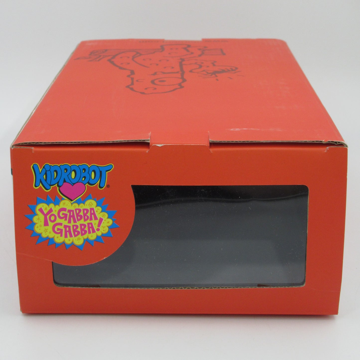 YO GABBA GABBA! Muno 9" Vinyl Figure - Kidrobot (2007) Collectible w/ Original Box