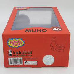 YO GABBA GABBA! Muno 9" Vinyl Figure - Kidrobot (2007) Collectible w/ Original Box