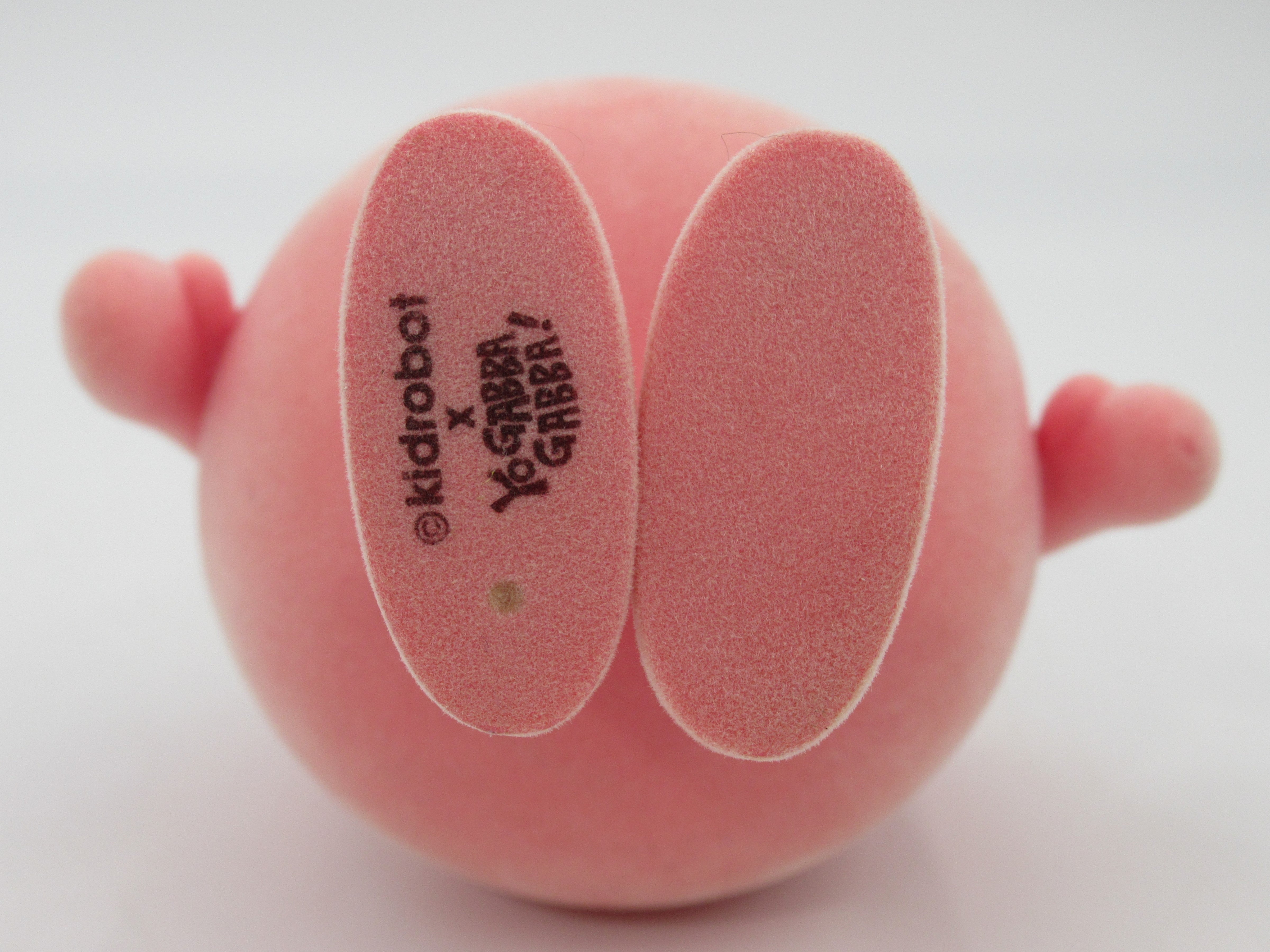 YO GABBA GABBA! Foofa 9" Vinyl Flocked Figure - Kidrobot (2007) w/ Original Box