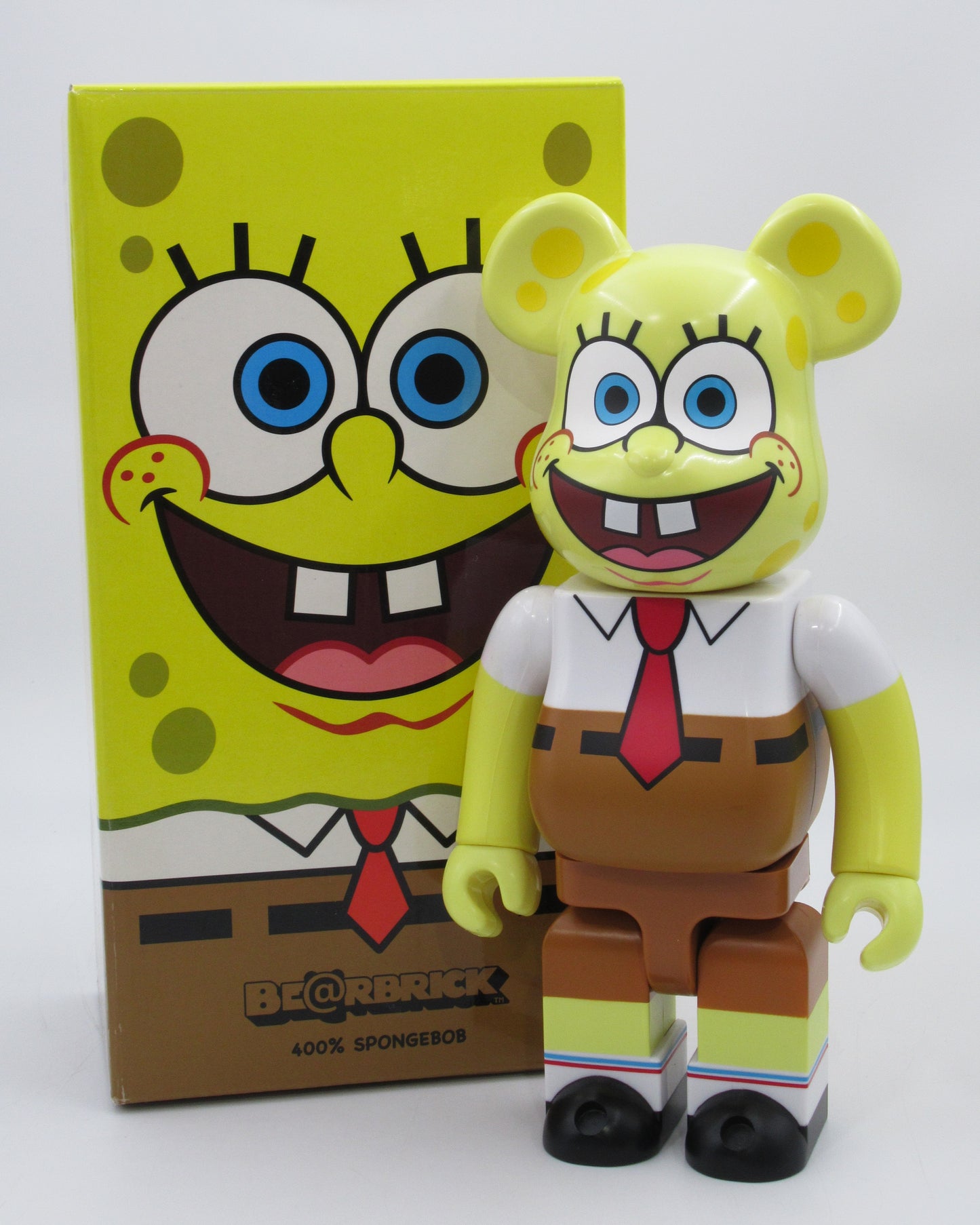 BEARBRICK Spongebob Squarepants 400% - Medicom Toy (2009) Be@rbrick Limited Edition Art Toy