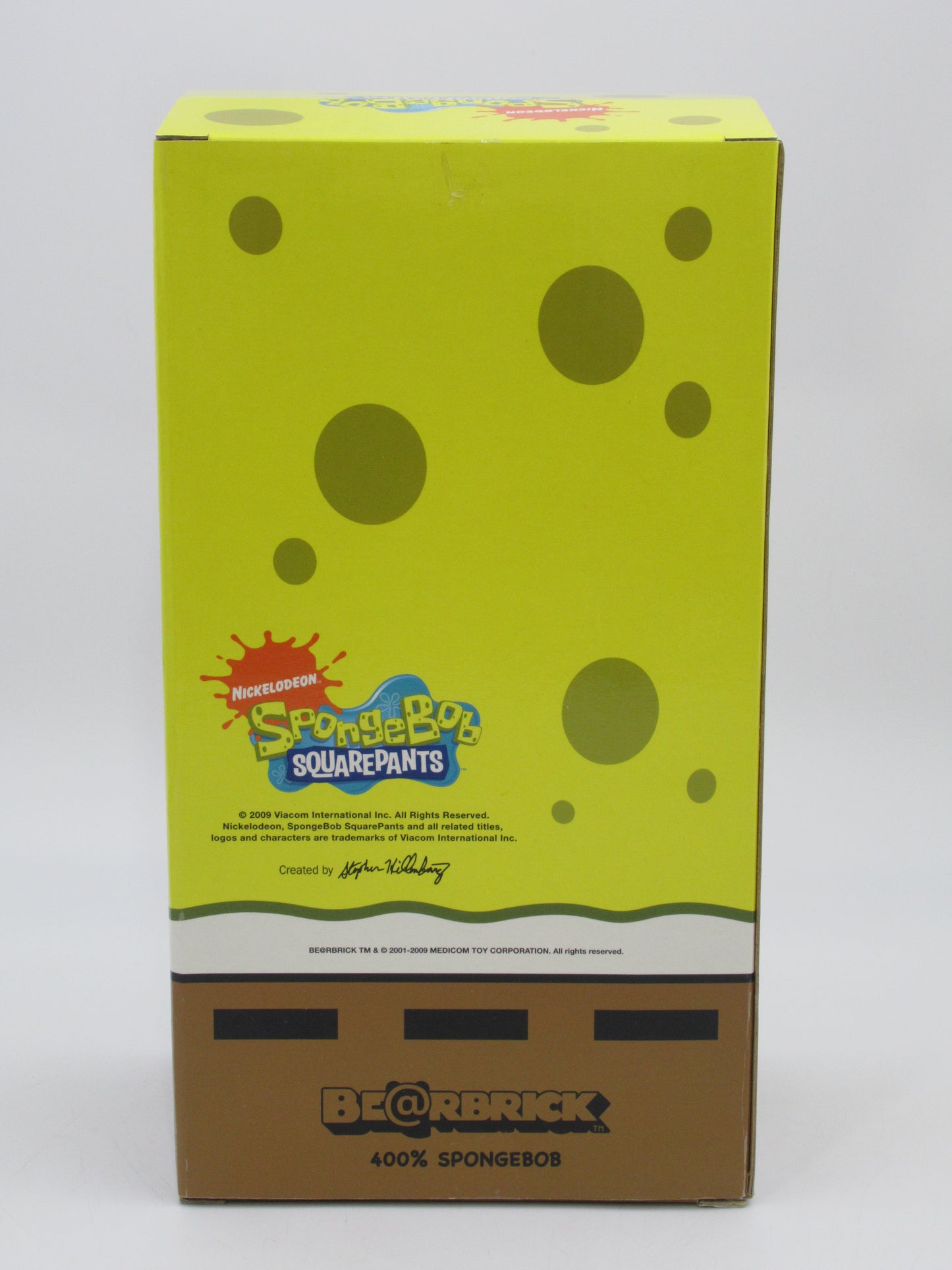 BEARBRICK Spongebob Squarepants 400% - Medicom Toy (2009) Be@rbrick Limited Edition Art Toy