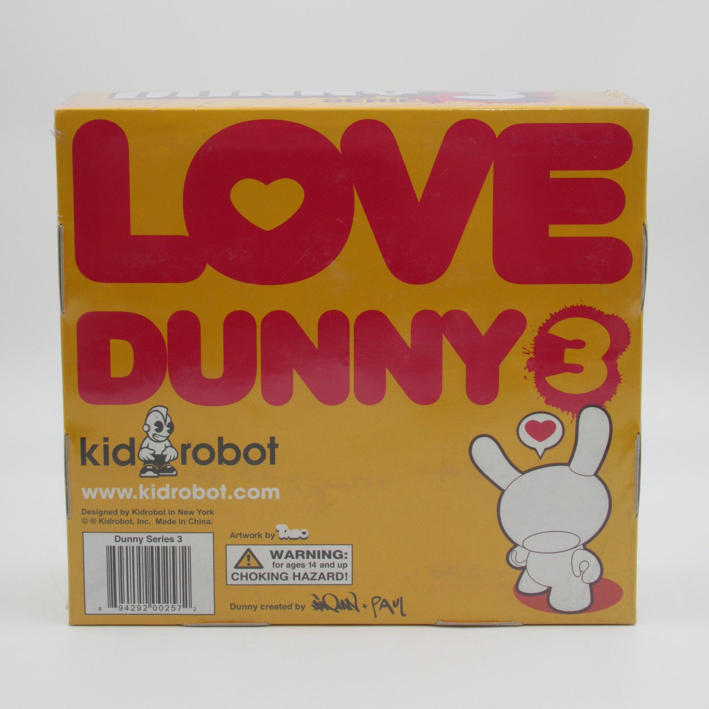 DUNNY Series 3 Vinyl Figure Blind Box 25-Case - Kidrobot (2006) SEALED Art Toys