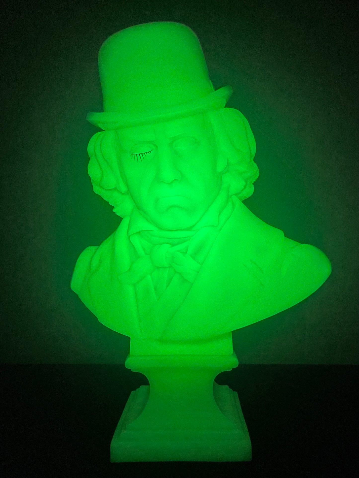 LUDWIG VAN Glow in the Dark Bust - Kozik x Ultraviolence (2008) Limited Edition GID Vinyl Art Toy