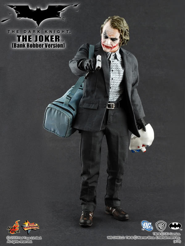 Joker Bank Robber Version MMS79 The Dark Knight Hot Toys 12" Figure