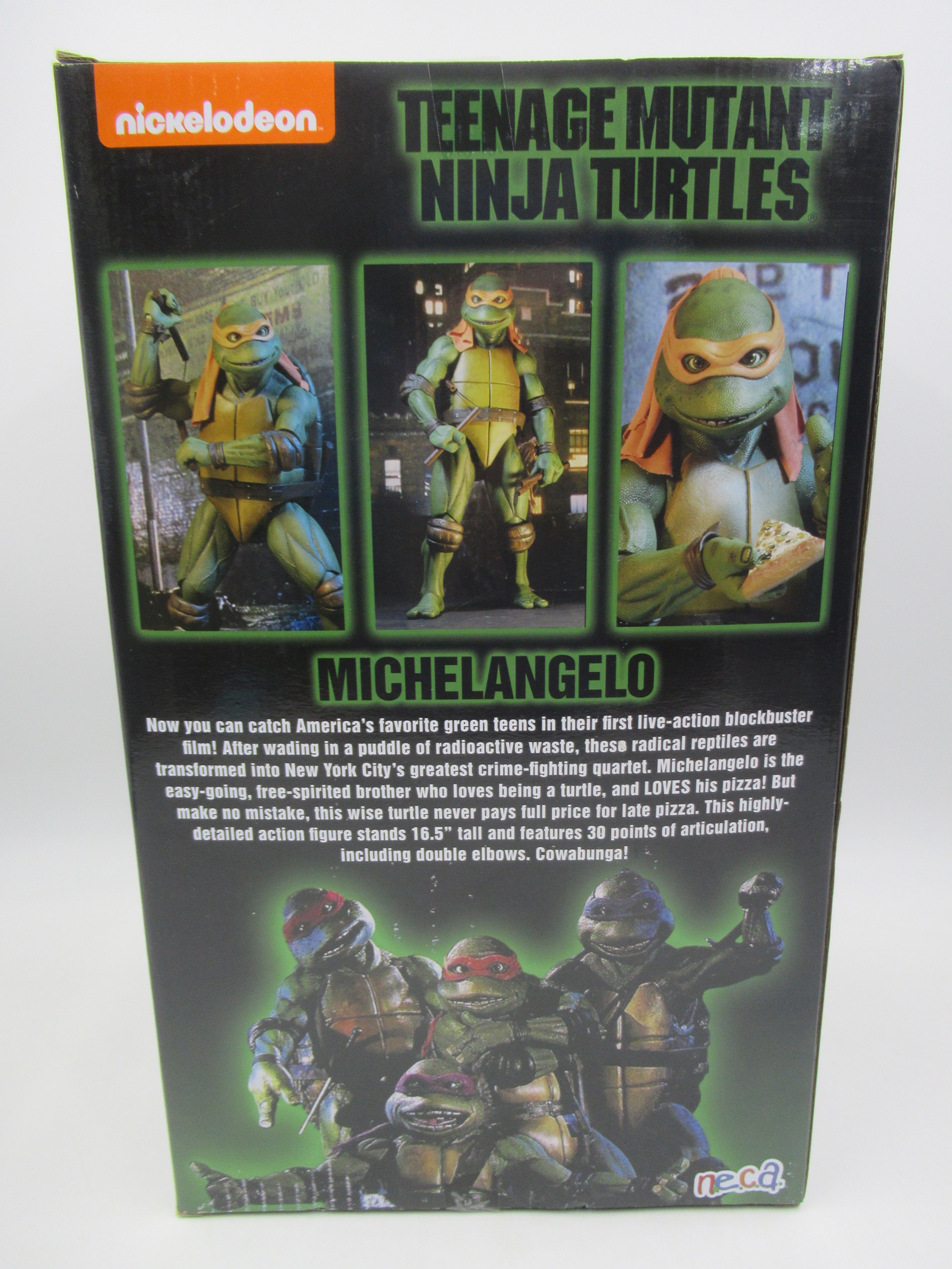 Teenage Mutant Ninja Turtles Michelangelo 1/4 Scale Figure NECA NIB