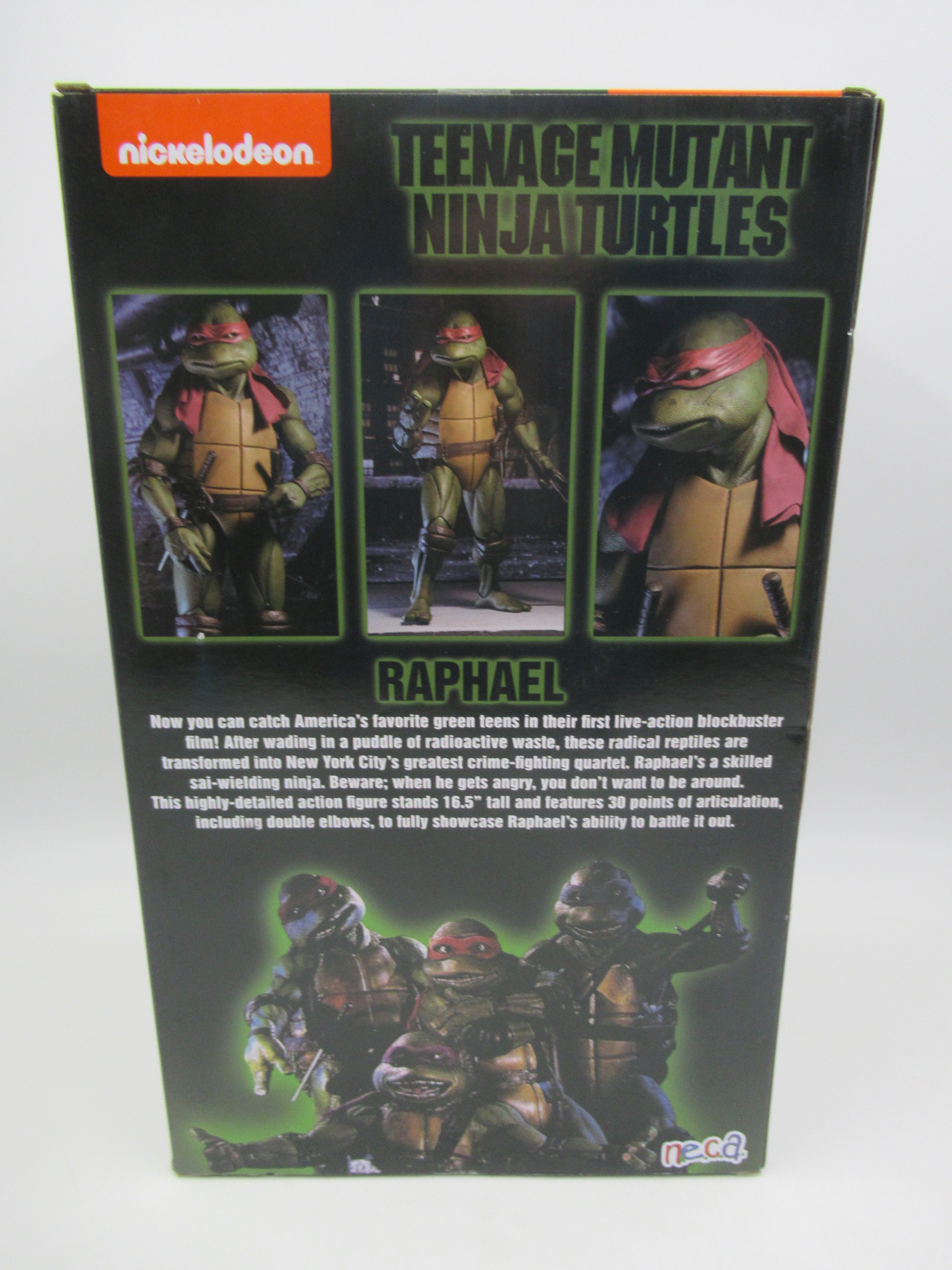 Teenage Mutant Ninja Turtles 1990 Raphael 1/4 Scale Figure NECA NIB