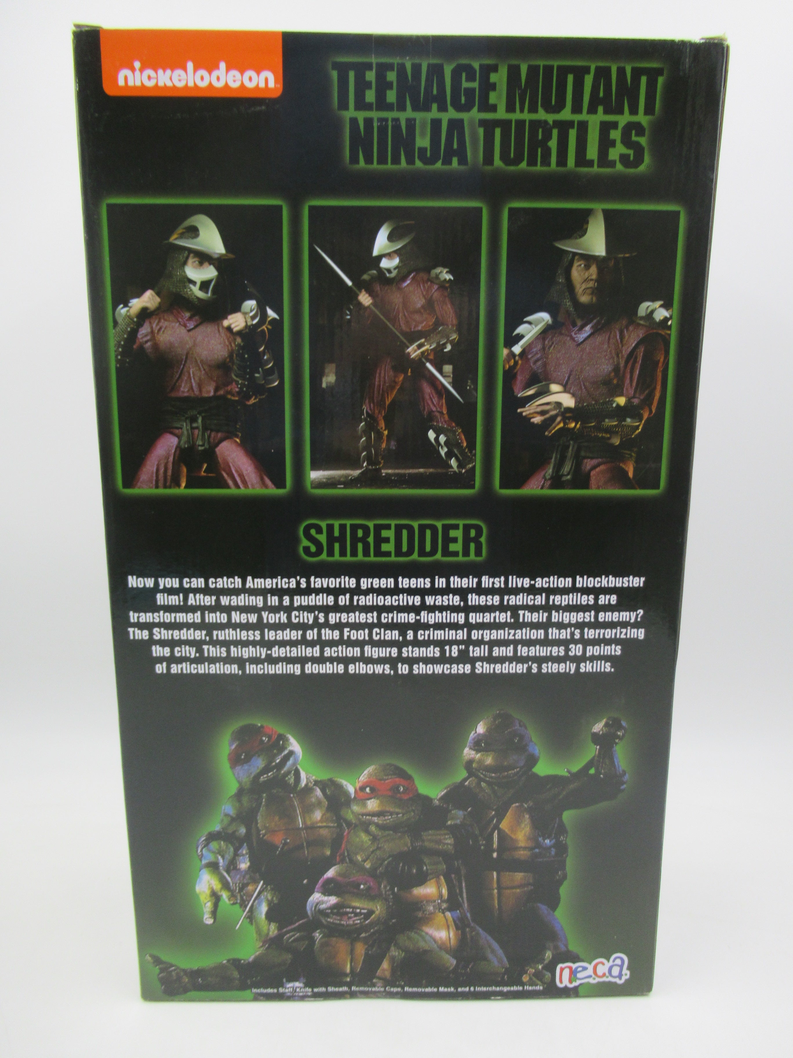 Teenage Mutant Ninja Turtles 1990 Shredder 1/4 Scale Figure NECA NIB