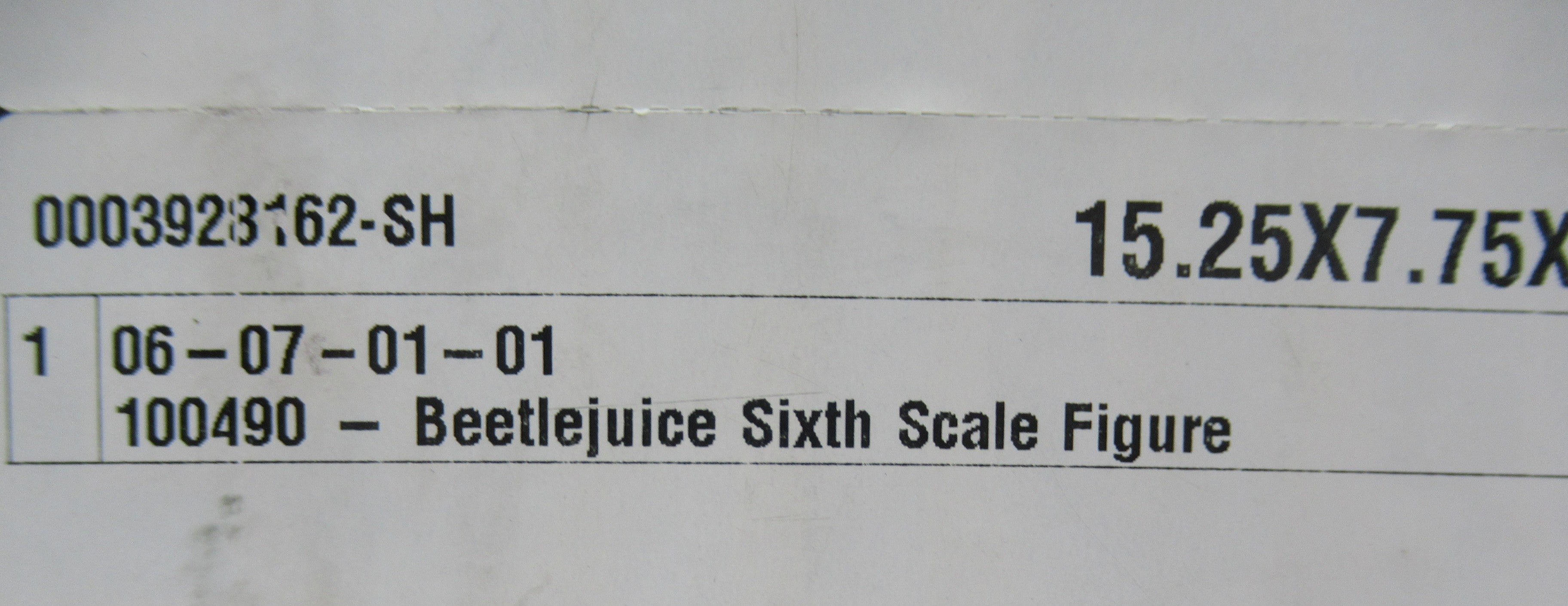 Beetlejuice 1/6 Scale Sideshow Collectibles Figure NIB