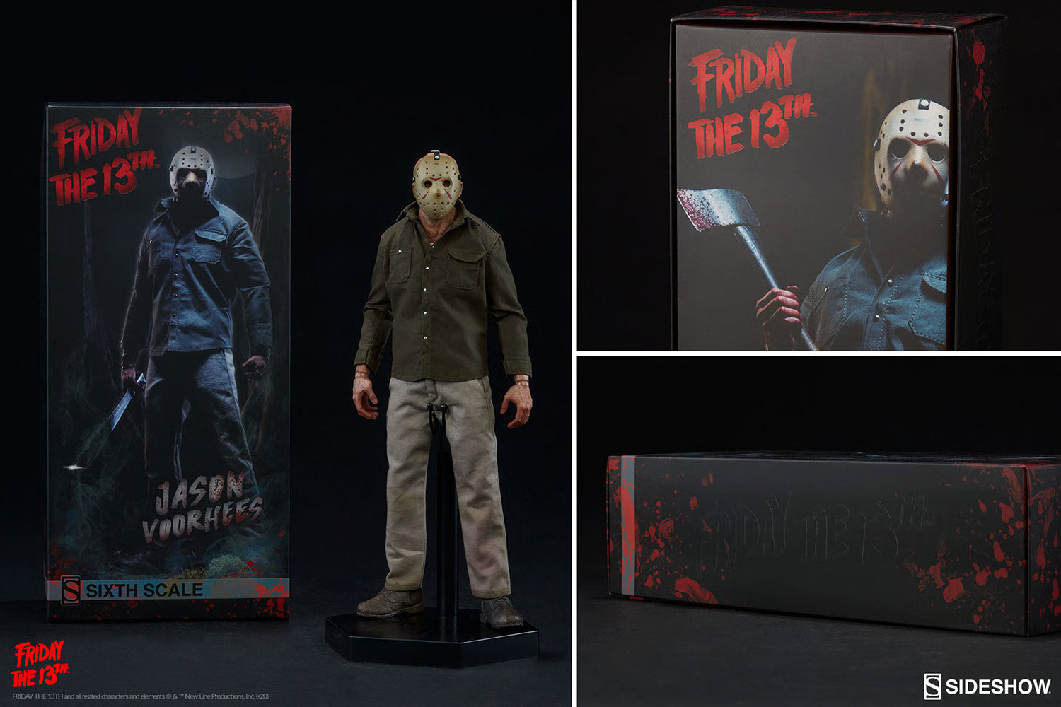 Friday The 13th Part 3 Jason Voorhees 1/6 Scale Sideshow Figure NIB