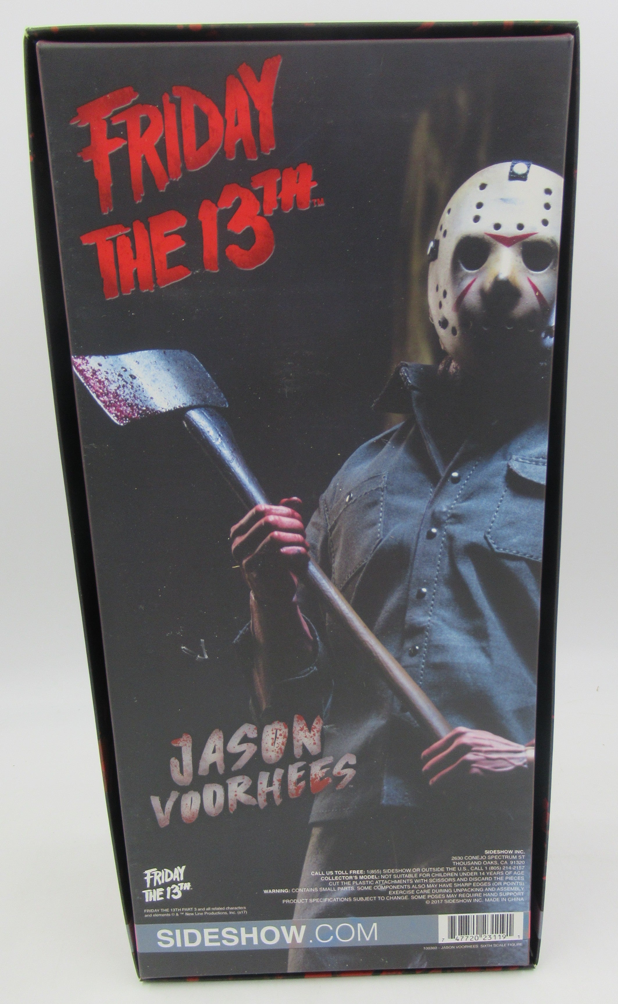 Friday The 13th Part 3 Jason Voorhees 1/6 Scale Sideshow Figure NIB