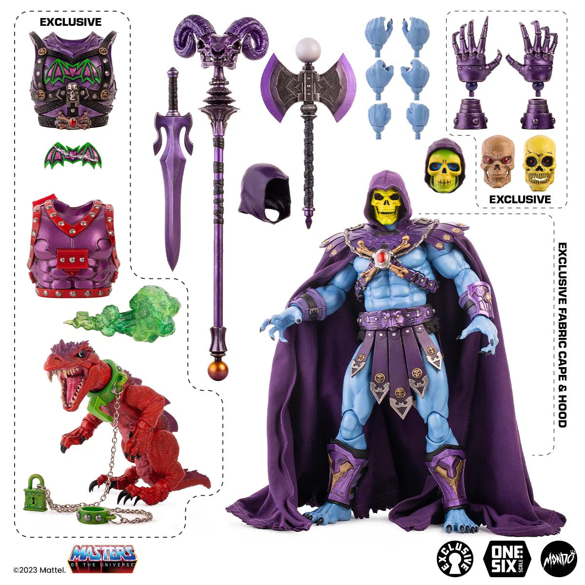 Skeletor MOTU Mondo 1/6 Scale Action Figure NIB