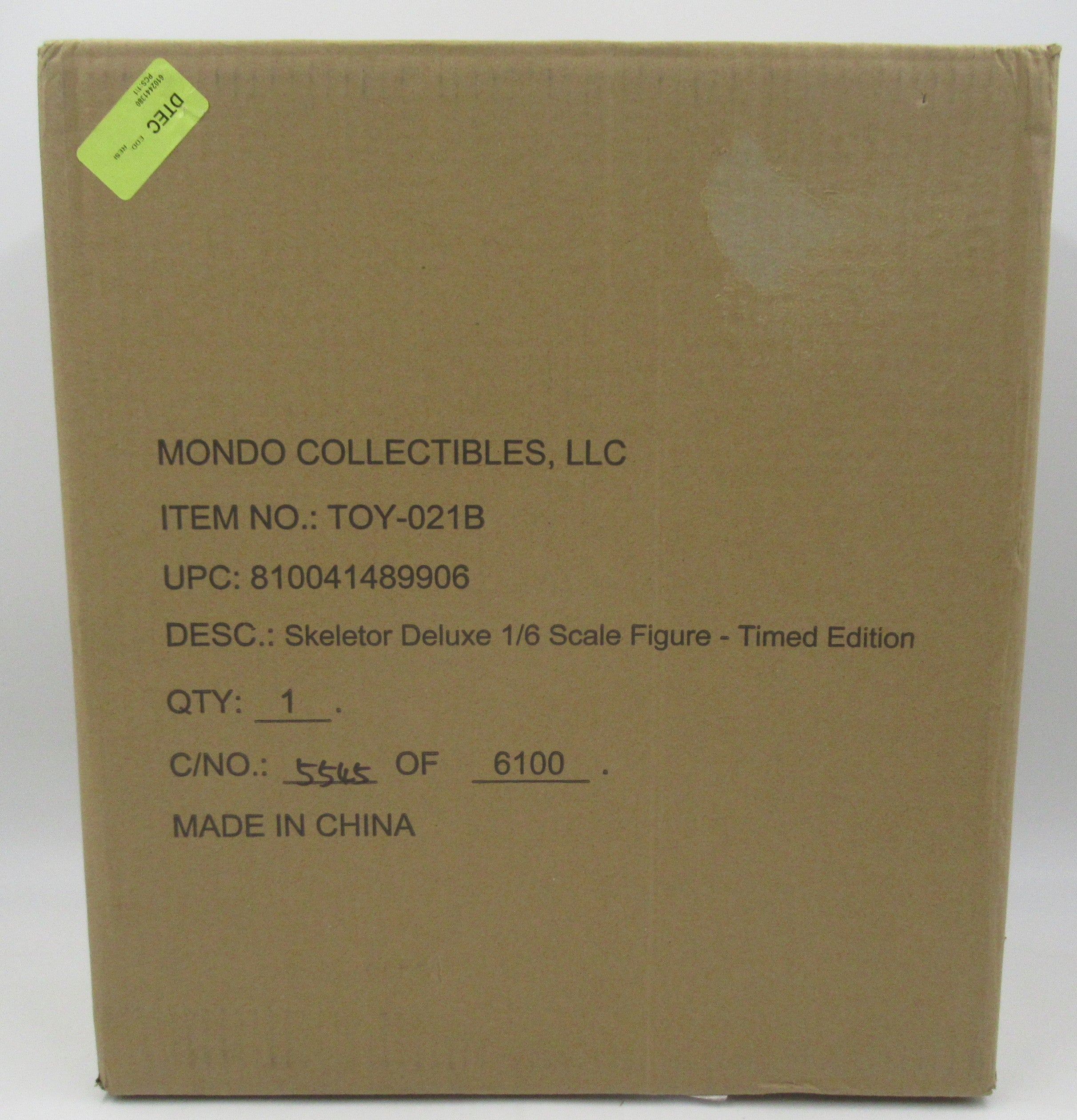 Skeletor MOTU Mondo 1/6 Scale Action Figure NIB