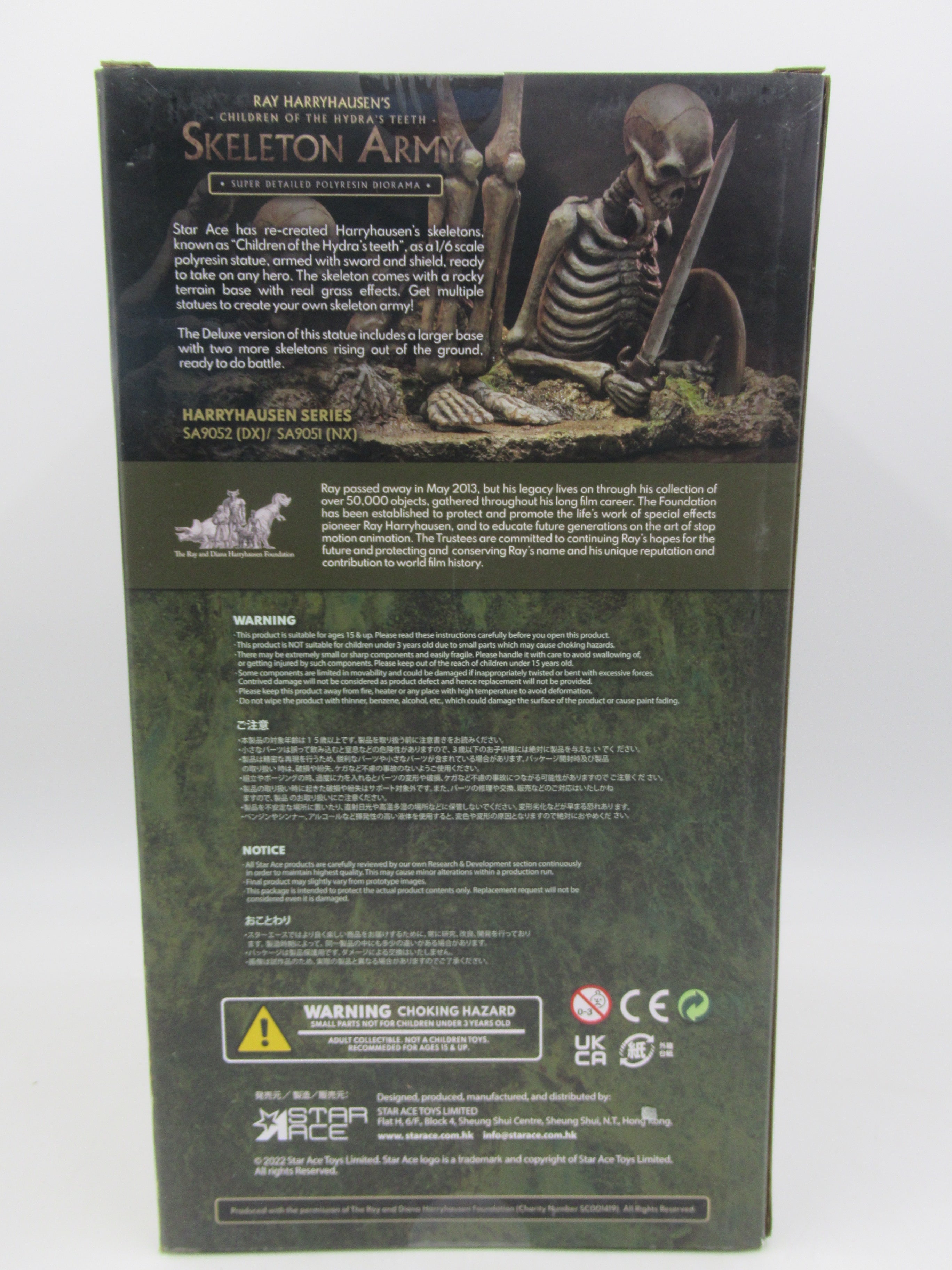 Ray Harryhausen's Skeleton Army Deluxe SA9052 Star Ace Statue NIB