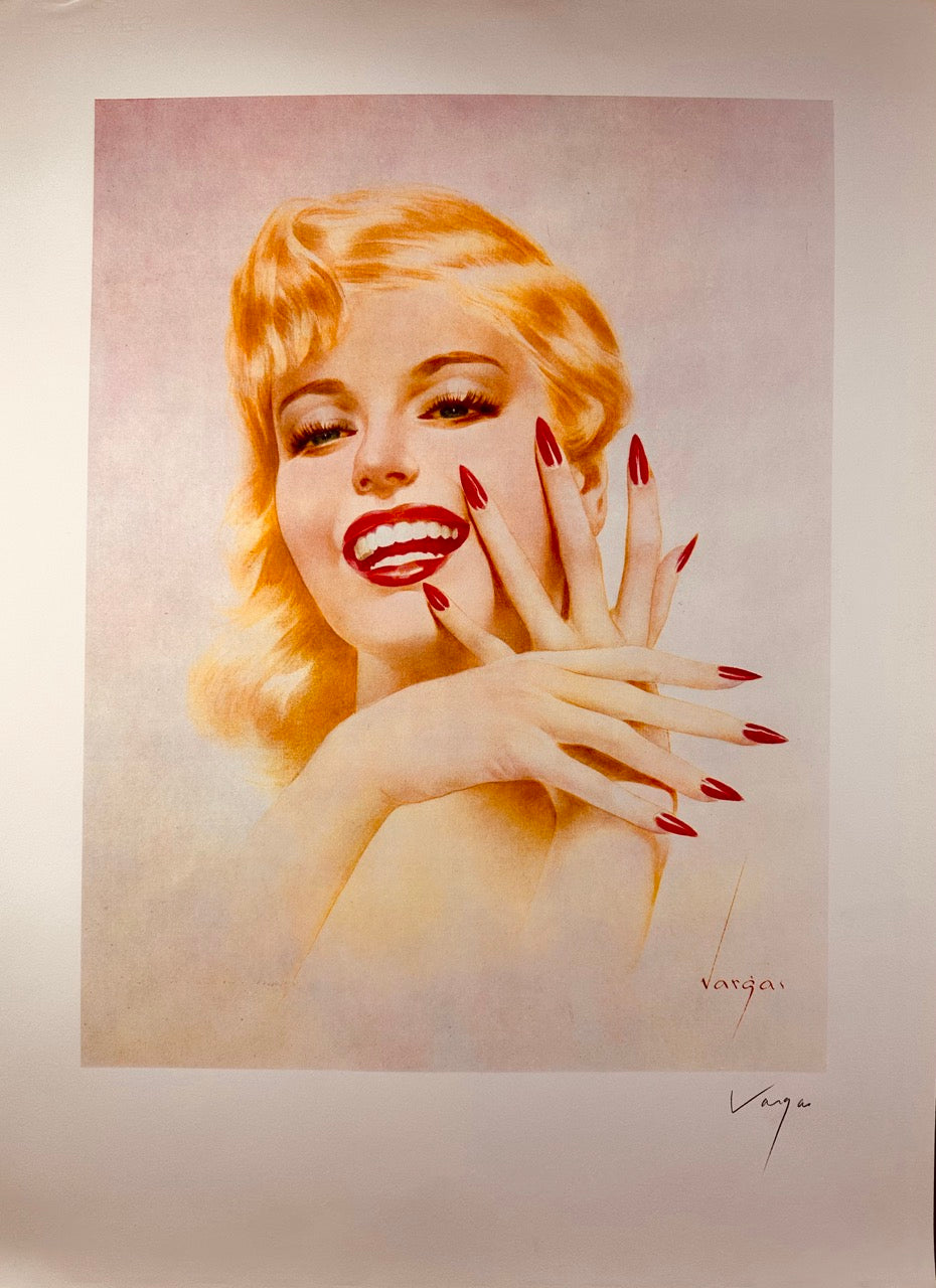 Back to the Past Collectibles - Alberto Vargas Marilyn Monroe 1957 lithograph art full