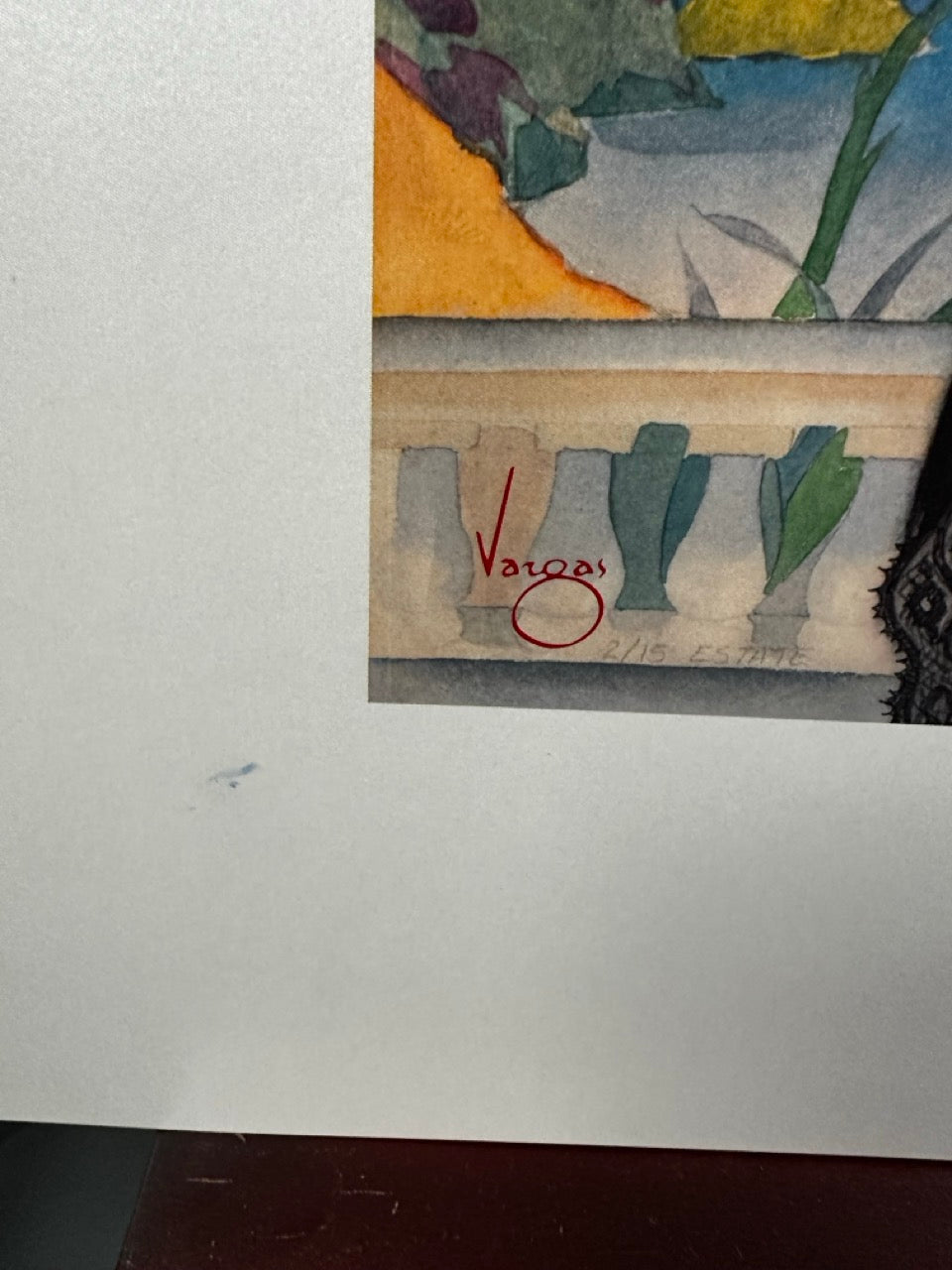 Back to the Past Collectibles - Alberto Vargas Spanish Lace 1928 Lithograph art edition.